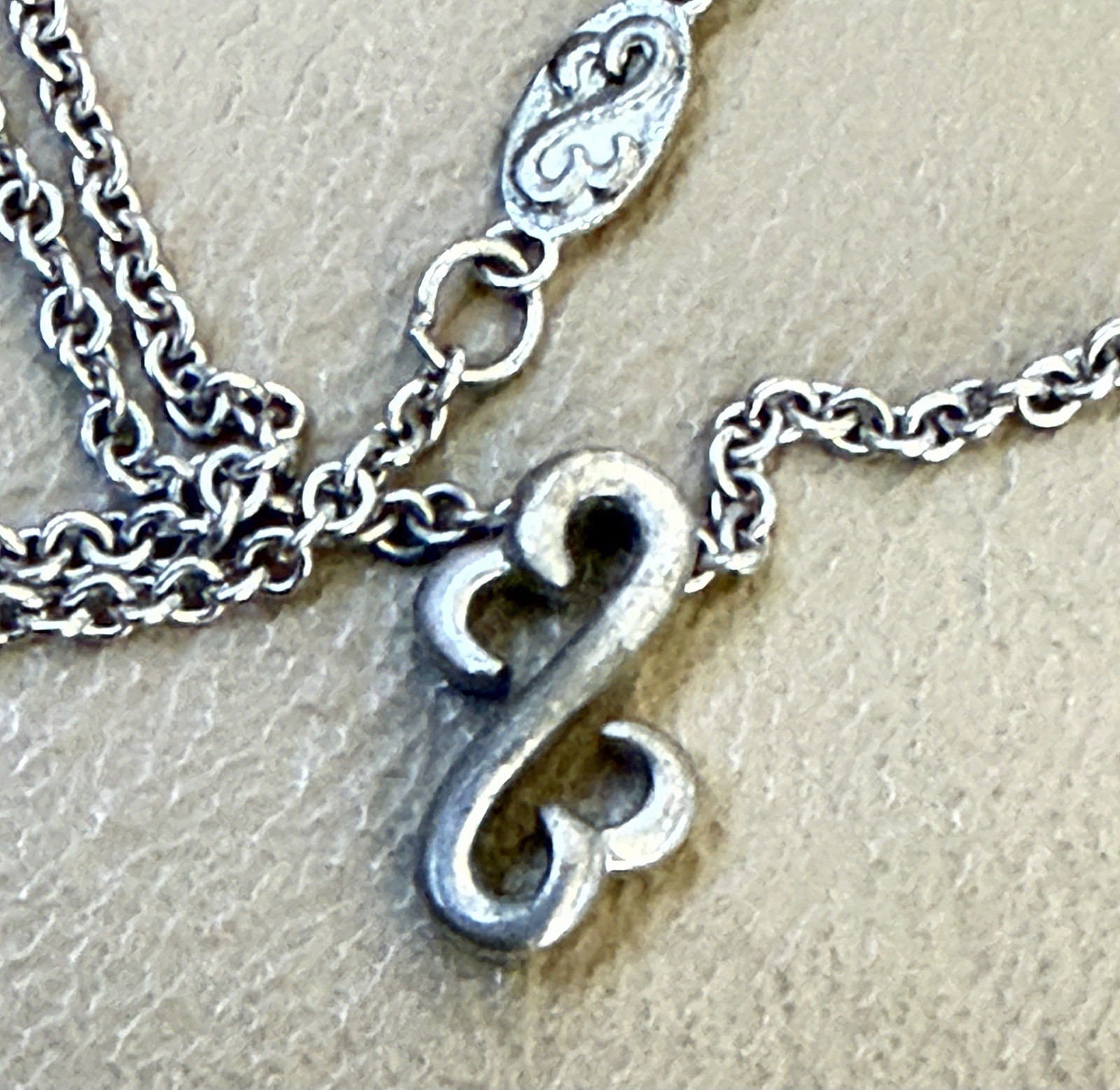 Jane Seymour Open Hearts Diamond Bar/Open Heart Layered Cable Chain Necklace