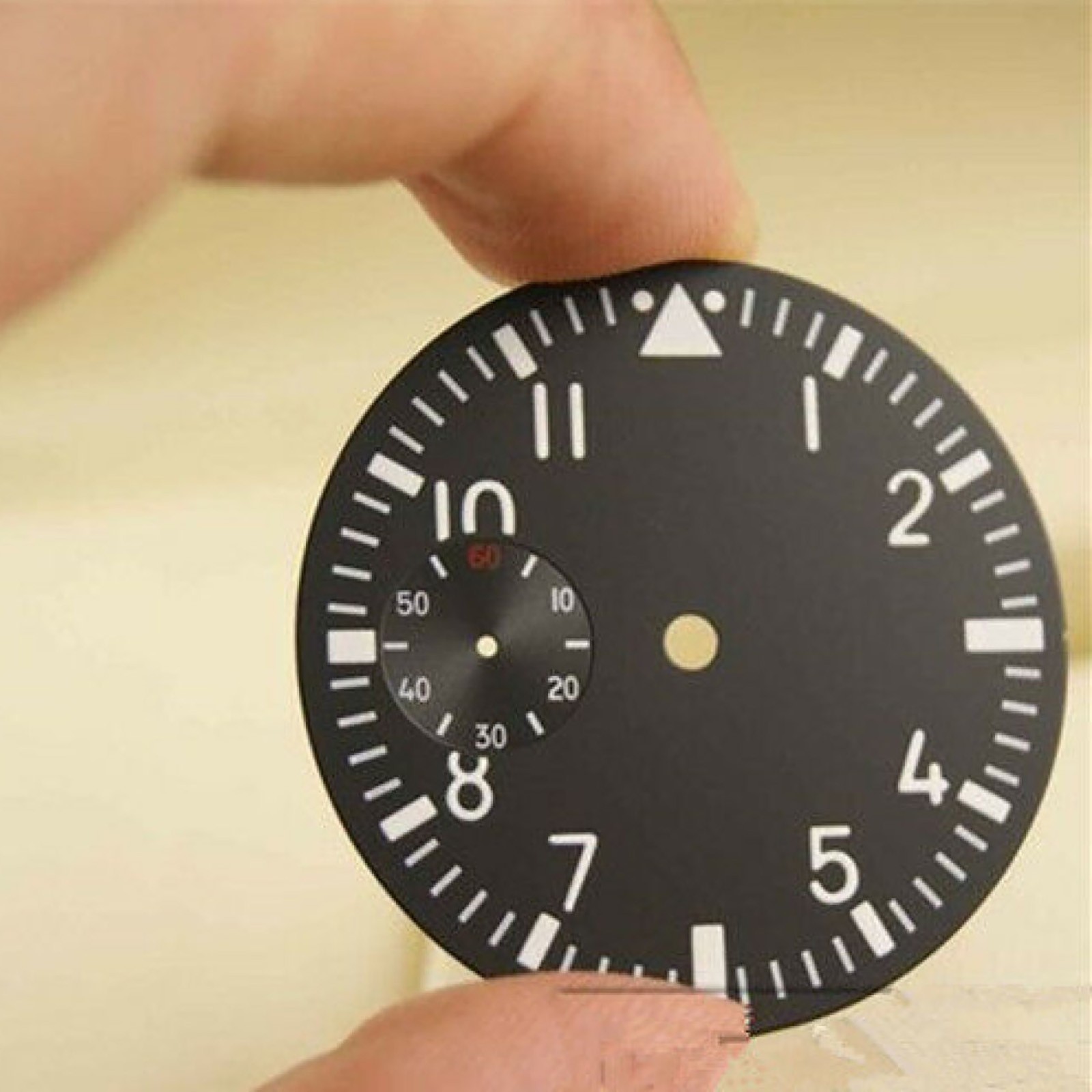 28.9mm Green Luminous Watch Dial Face+Hands For Seagull ST3600 ETA 6497 Movement