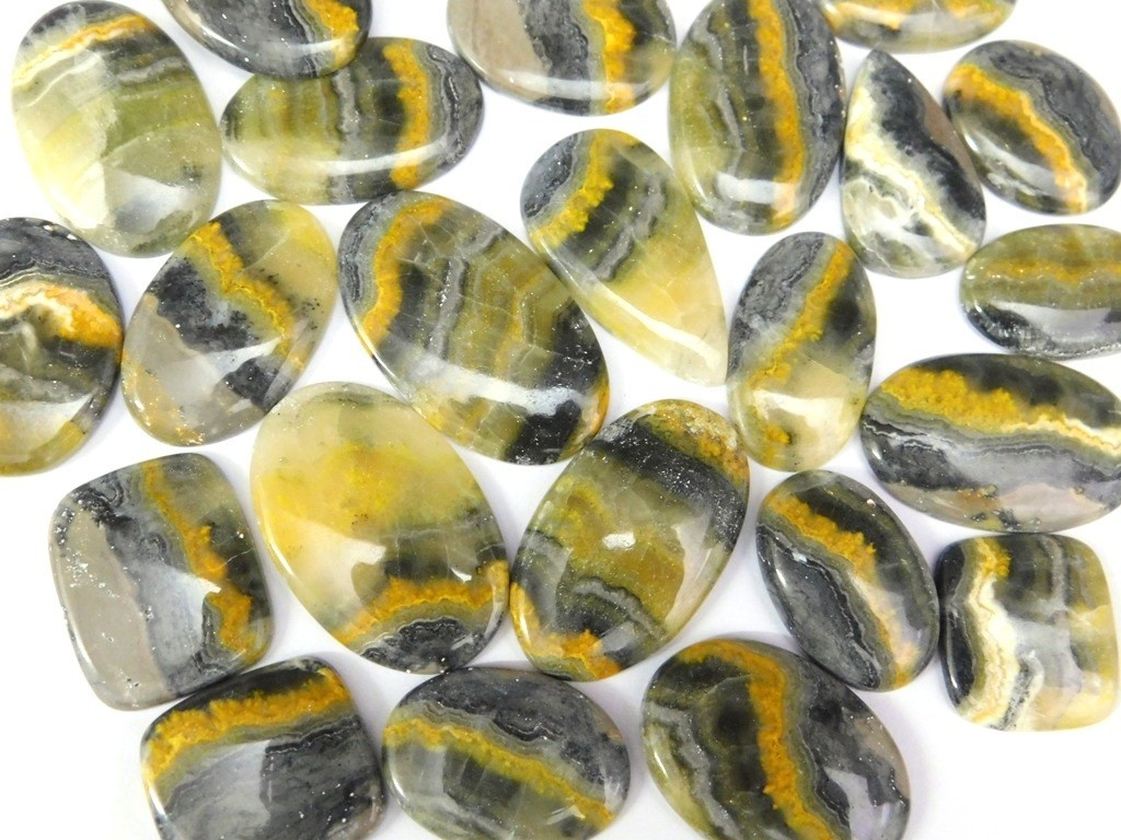 Natural Bumblebee Jasper For Earring, Pendant, Necklace Jewelry Making 71467