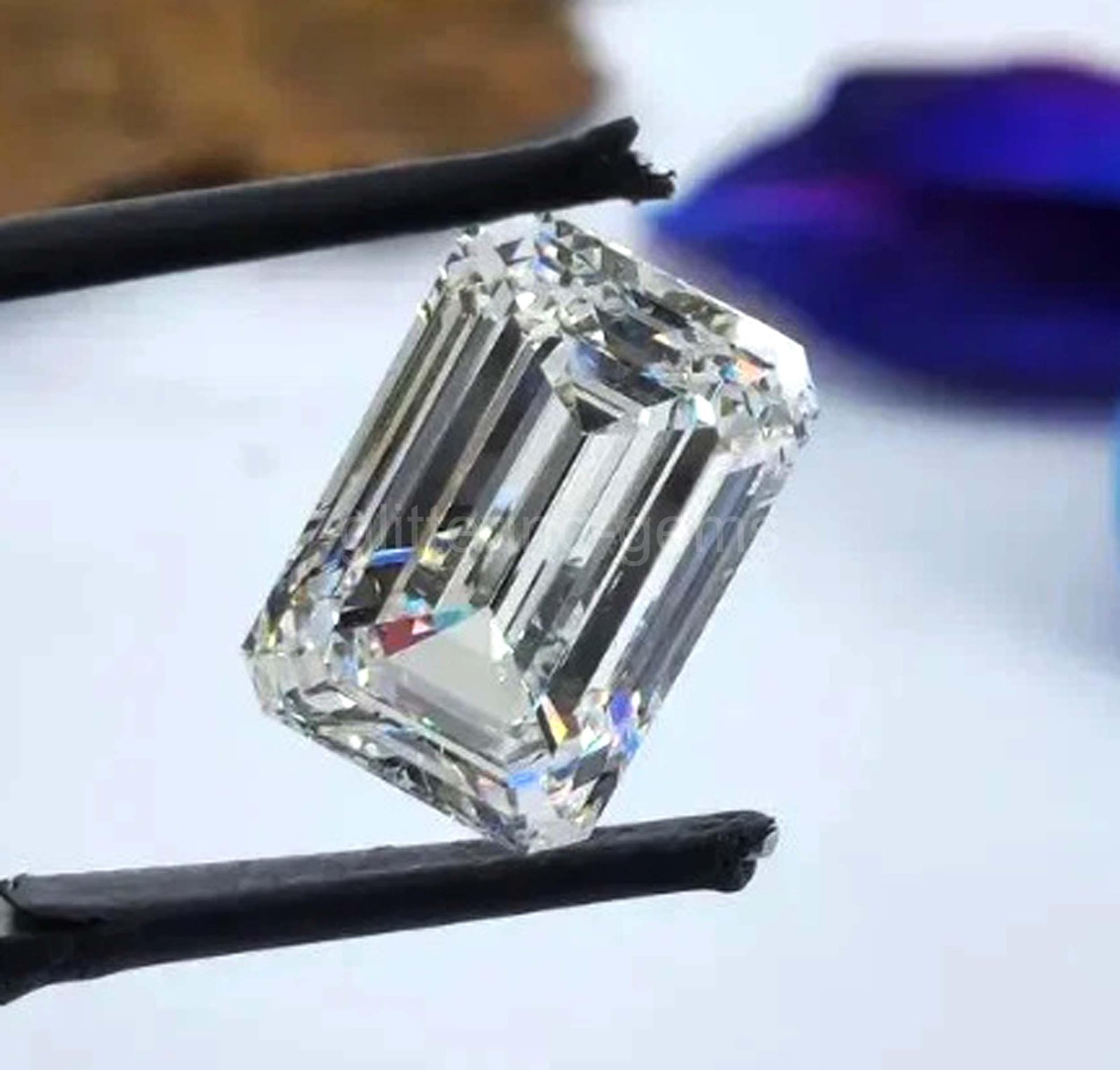 3.20 Ct Emerald Cut Lab Grown Diamond D Color VVS1 IGL Certified Loose Gem 5DOQ