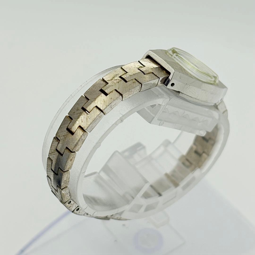 Seiko Ladies Silver Manual Wind Watch 21J Rare Vintage Used