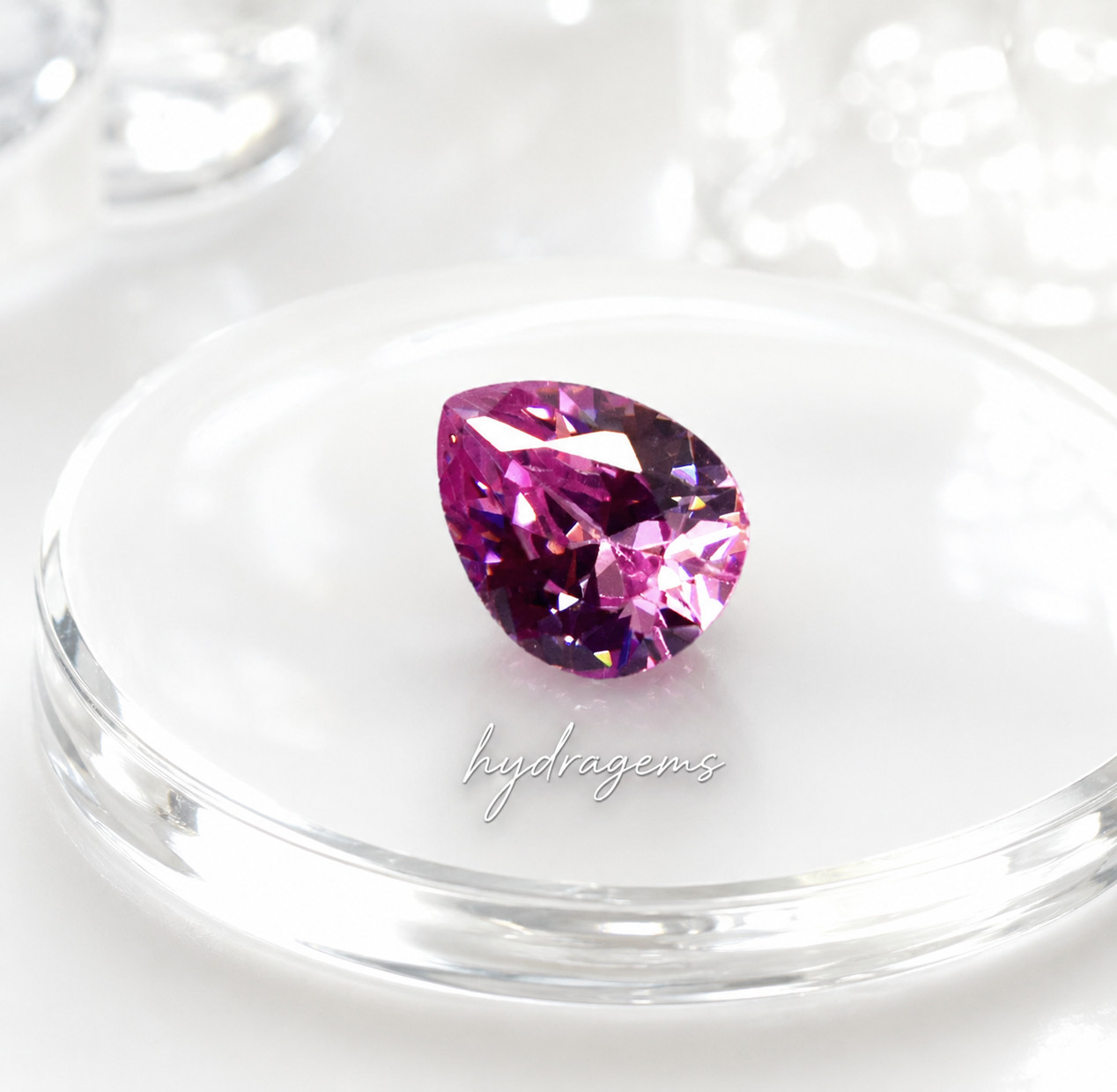 2.50 CT Natural Pink Sapphire Madagascar Pear Cut Certified AAA+ Loose Gemstone