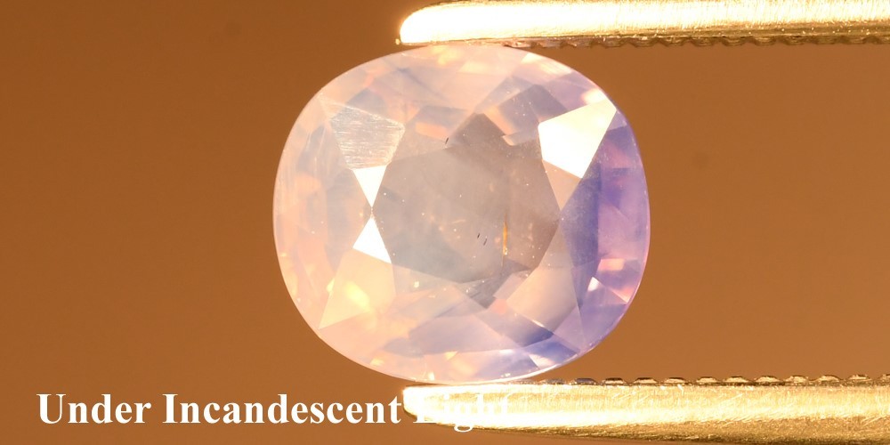 💎 GLC Report 1.00ct Cushion Color Change Sapphire – Unheated, Mozambique Gem