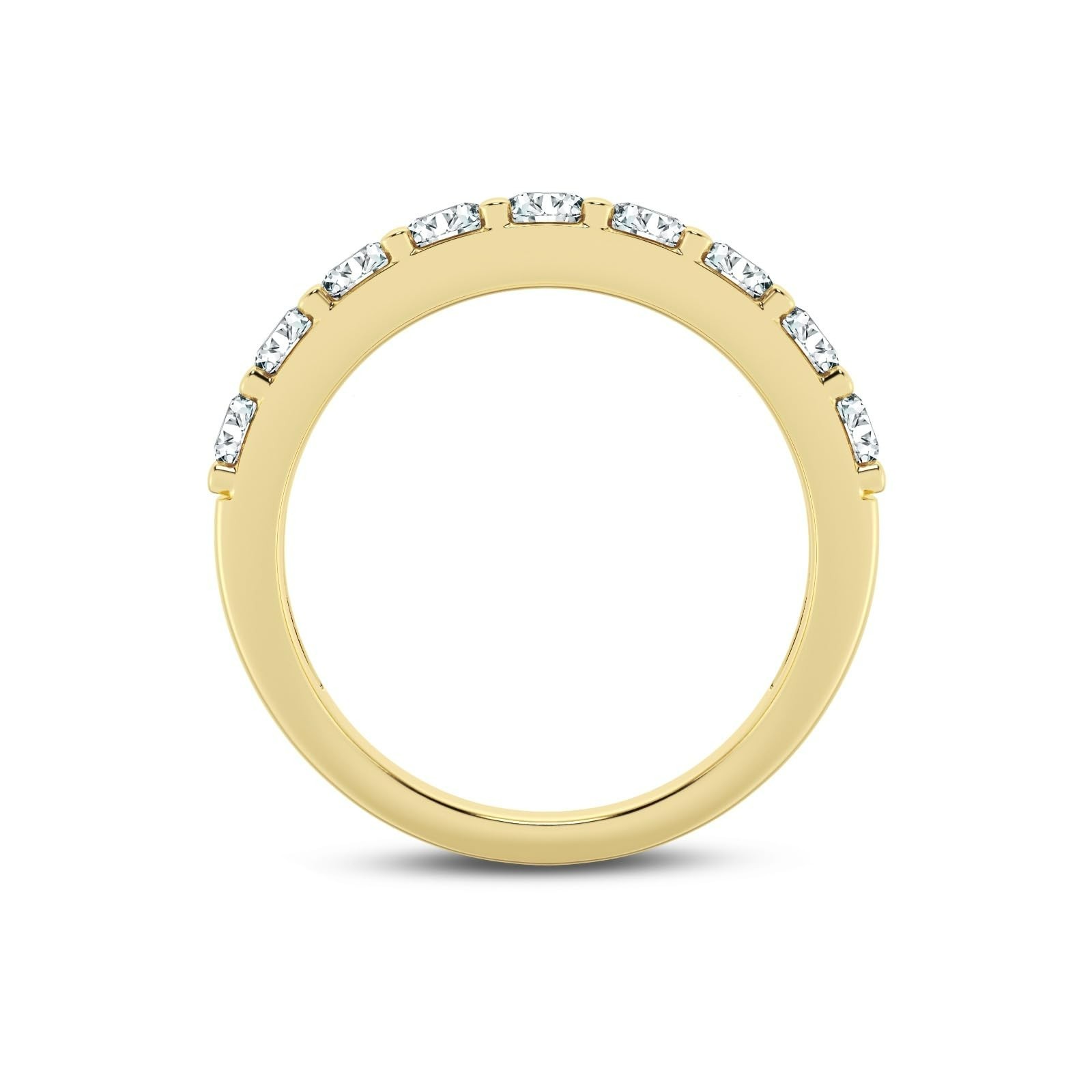 Shop QSE 0.50-1.00 Ct. Lab Grown Diamond 14K Gold Wedding Band Ring for Women