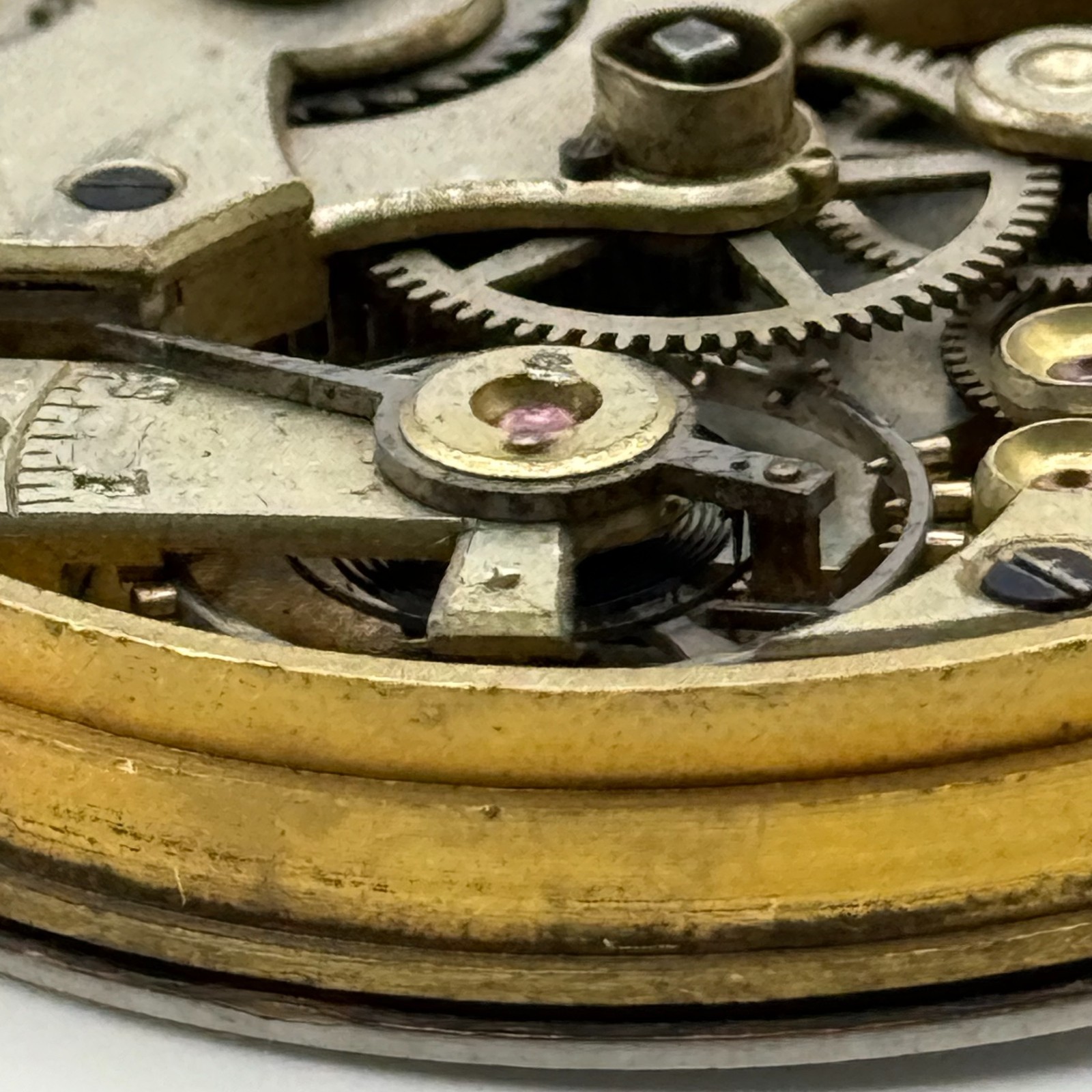 Longines Pocket Watch Movement Antique Sub Seconds Parts Repair Spares 41.2mm