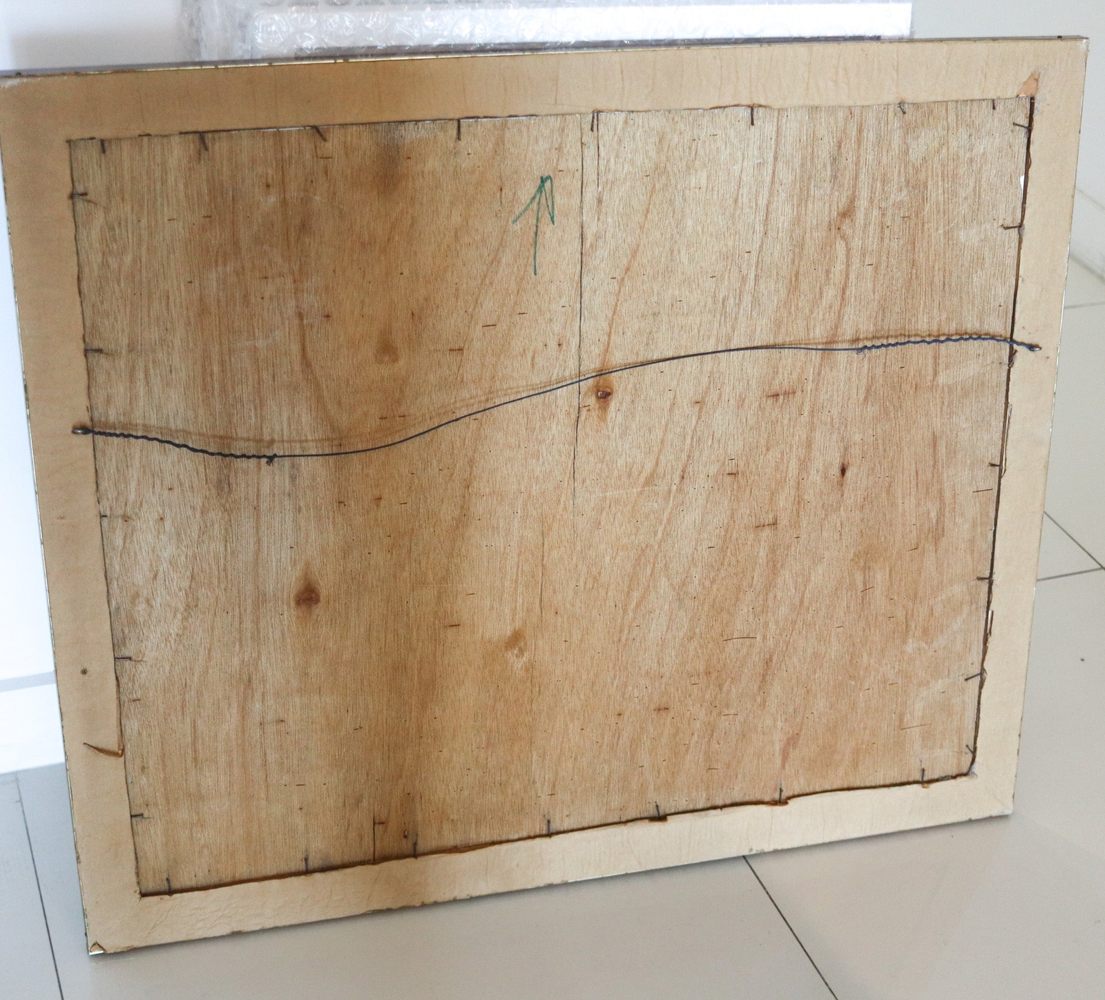 OP-ART 1970 Henry Irving Three Dimensional Art Piece In Painted Wood