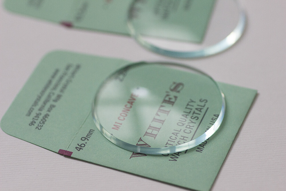 2.2mm Thick Beveled Glass Pocket Watch Crystals for All 16s & 18s Made In USA