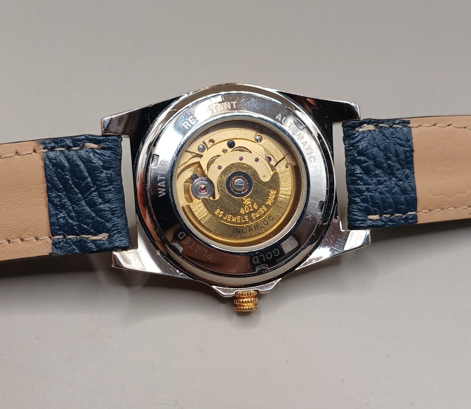 Rare Vintage JACQUES EDHO Swiss Mechanical Automatic Watch 25 jewels, 38 mm