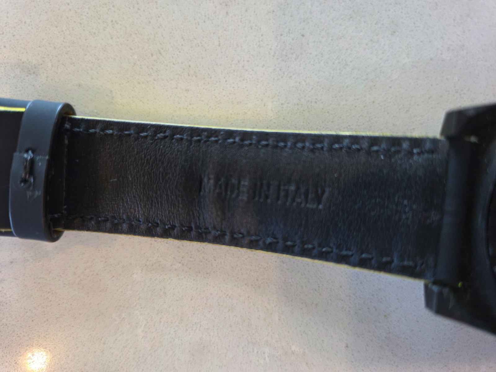Squale T183 Forged Carbon Dive Watch with Yellow Accents