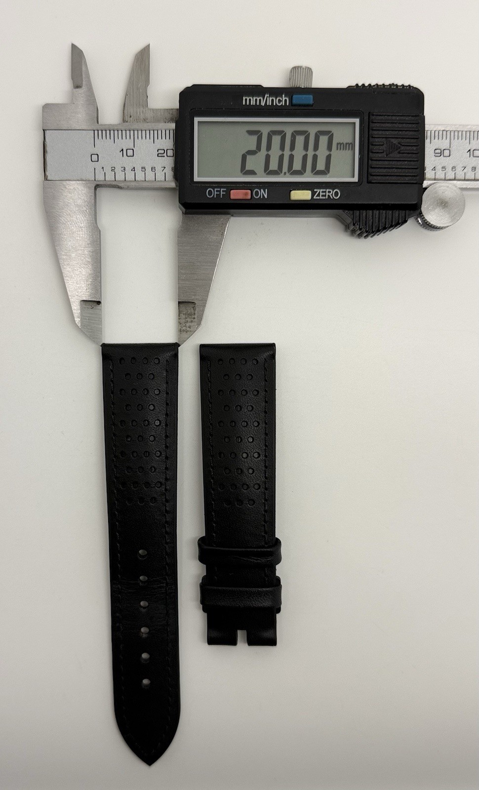 Chopard 20mm x 18mm Black Calfskin Leather Watch Strap H3400-0020 Authentic OEM
