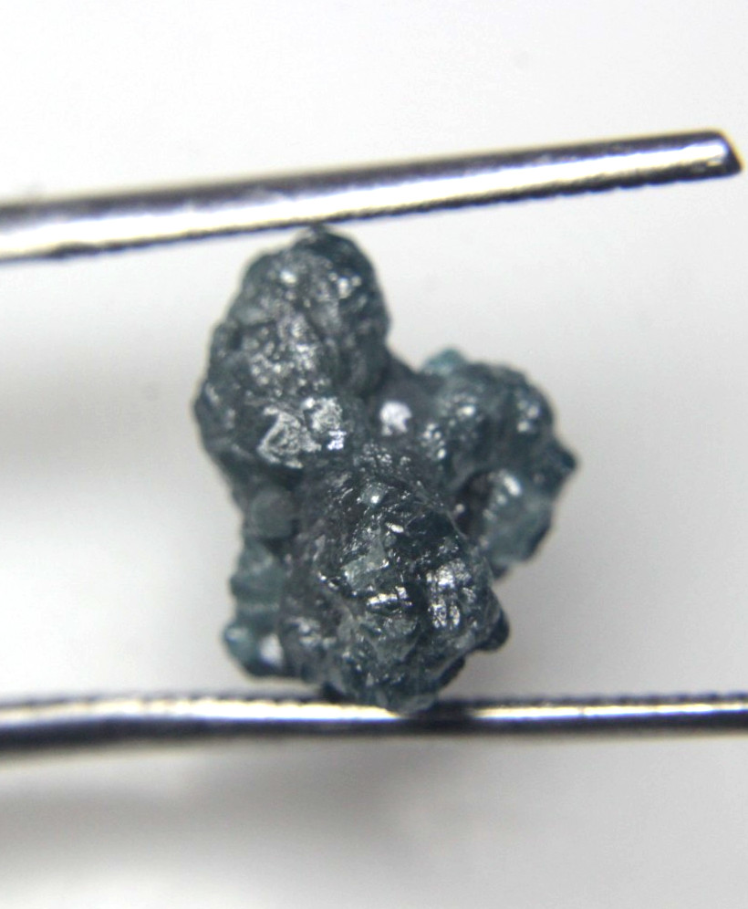 6.48CTS/1 PIECE RAW UNCUT BLUE DIAMOND ROUGH 13.18×10.01×9.05 MM