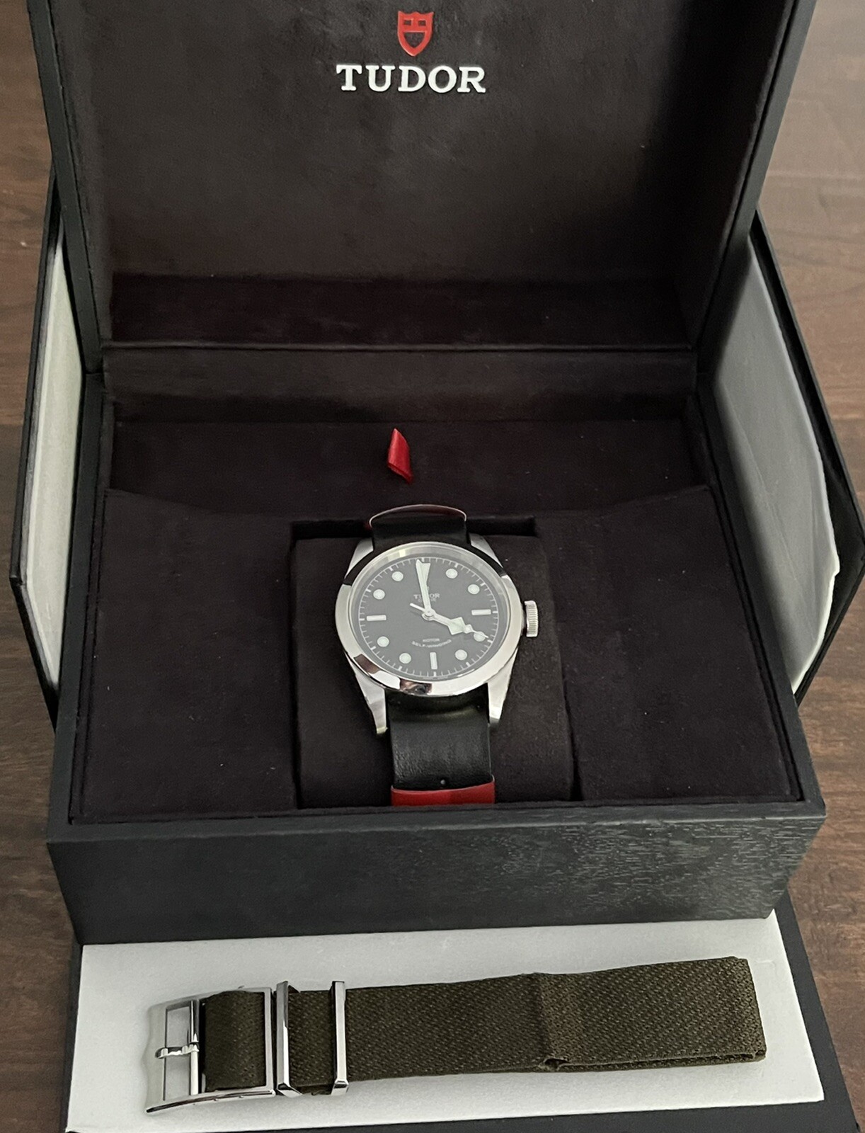 Tudor Black Bay 41mm 79540 Full Set, Warranty, Tudor strap+Veblenist strap!