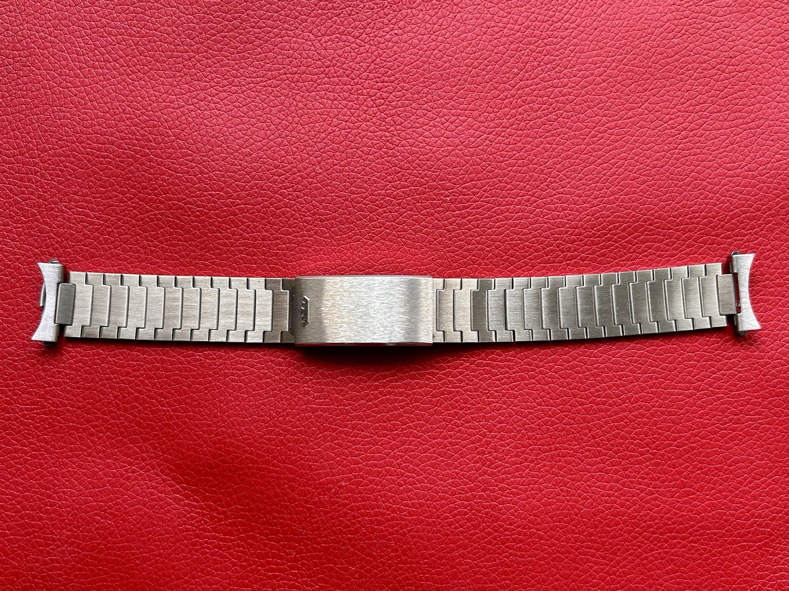 Original NOS Vintage 19mm Fortis Watch Bracelet Band Fits Up To 8” Wrist