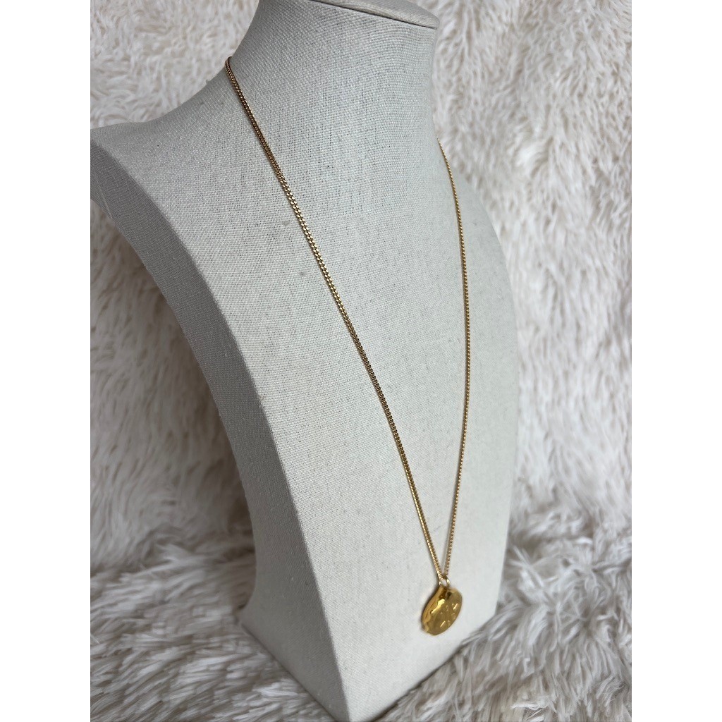 Medical Alert Necklace Emergency info Gold Caduceus Pendant Hidden Compartment
