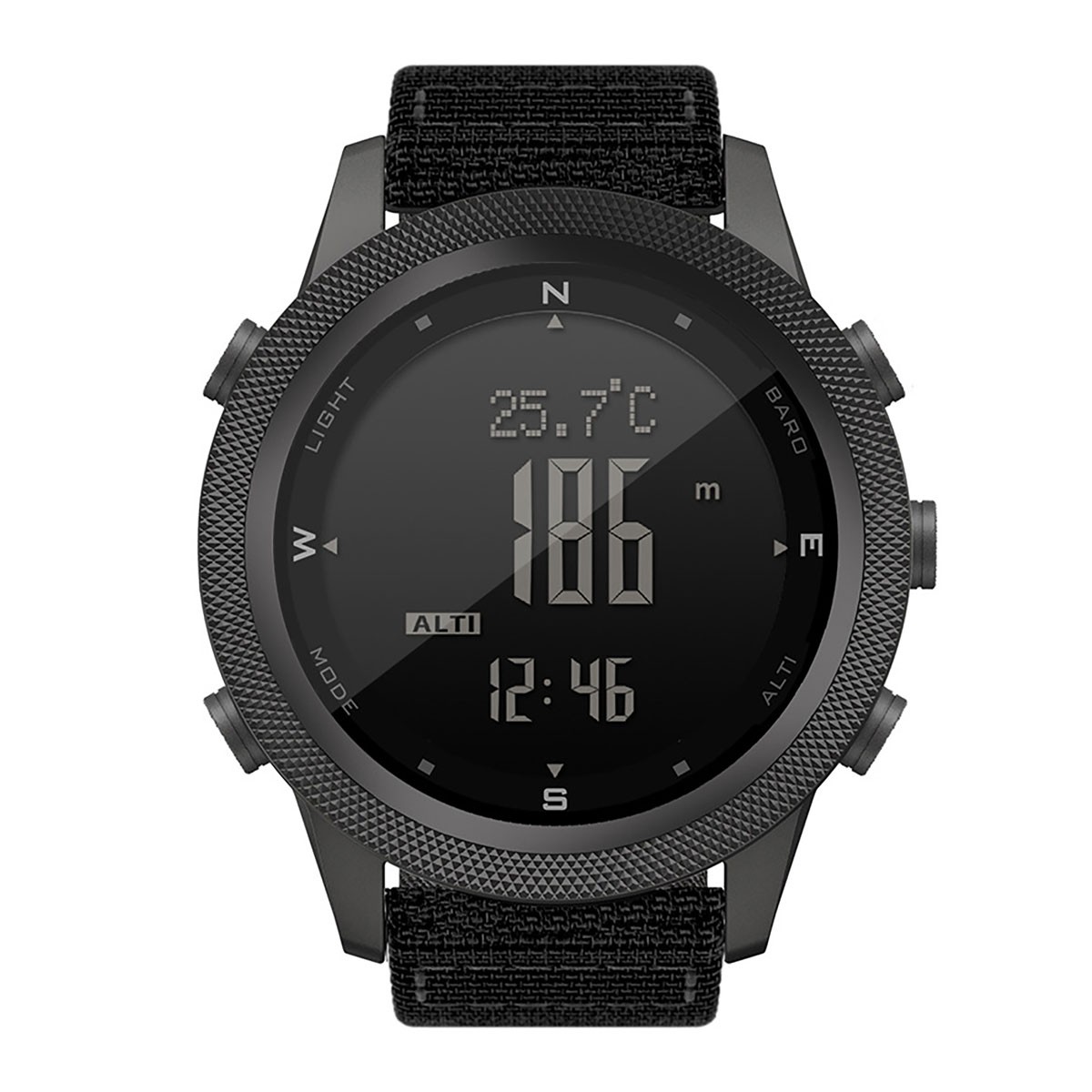 Men’s Outdoor Sport Tactical Smart Watch Altimeter Barometer Compass WristWatch`