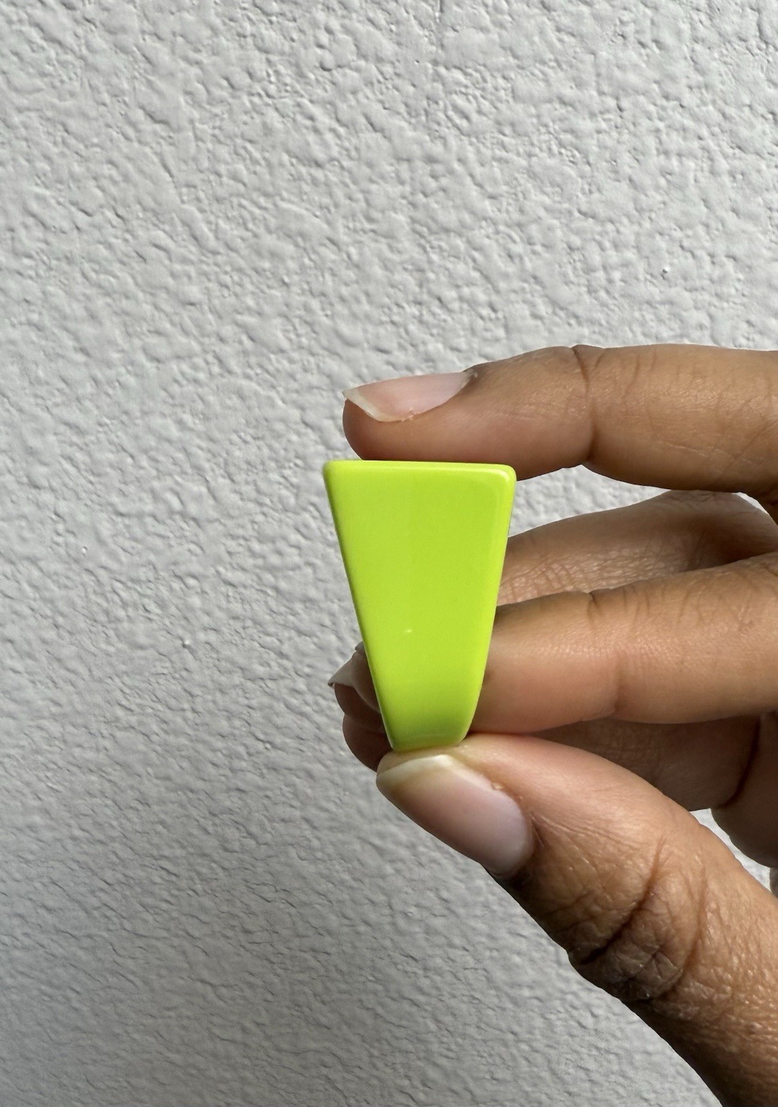 Vintage Neon Striped Resin Ring, Bold Multicolor Statement Jewelry, Size 7
