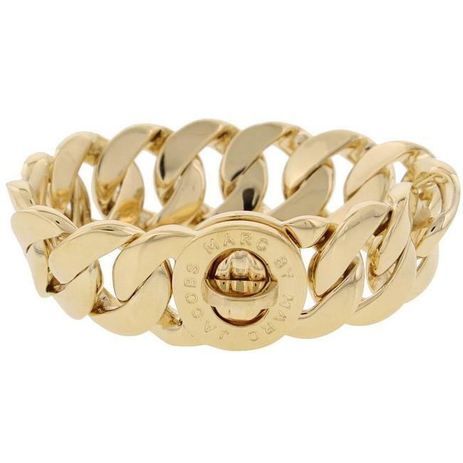 Marc By Marc Jacobs Goldtone Katie Logo Link Bracelet – M3PE530