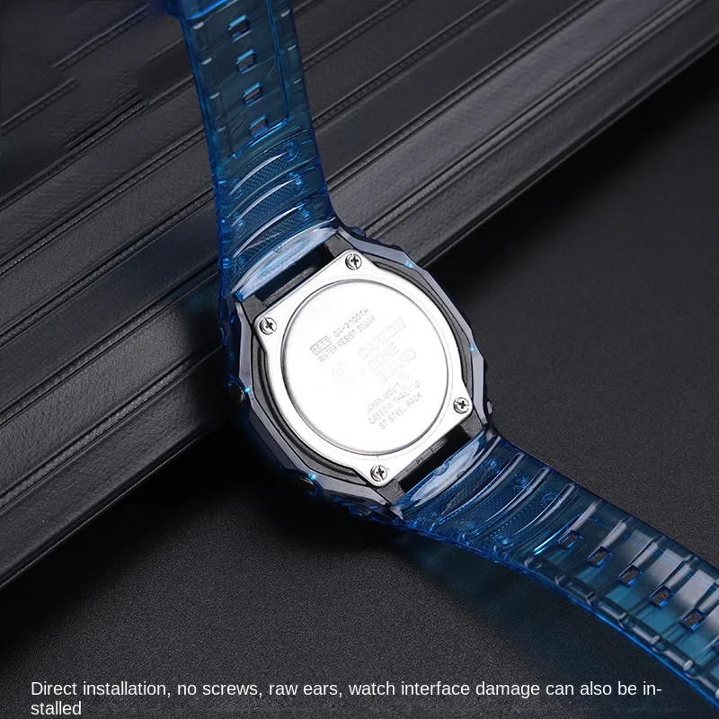 For Casioak GA2100/GA2110 Silicone Mod Kit Watch Bezel Band Replacement Set