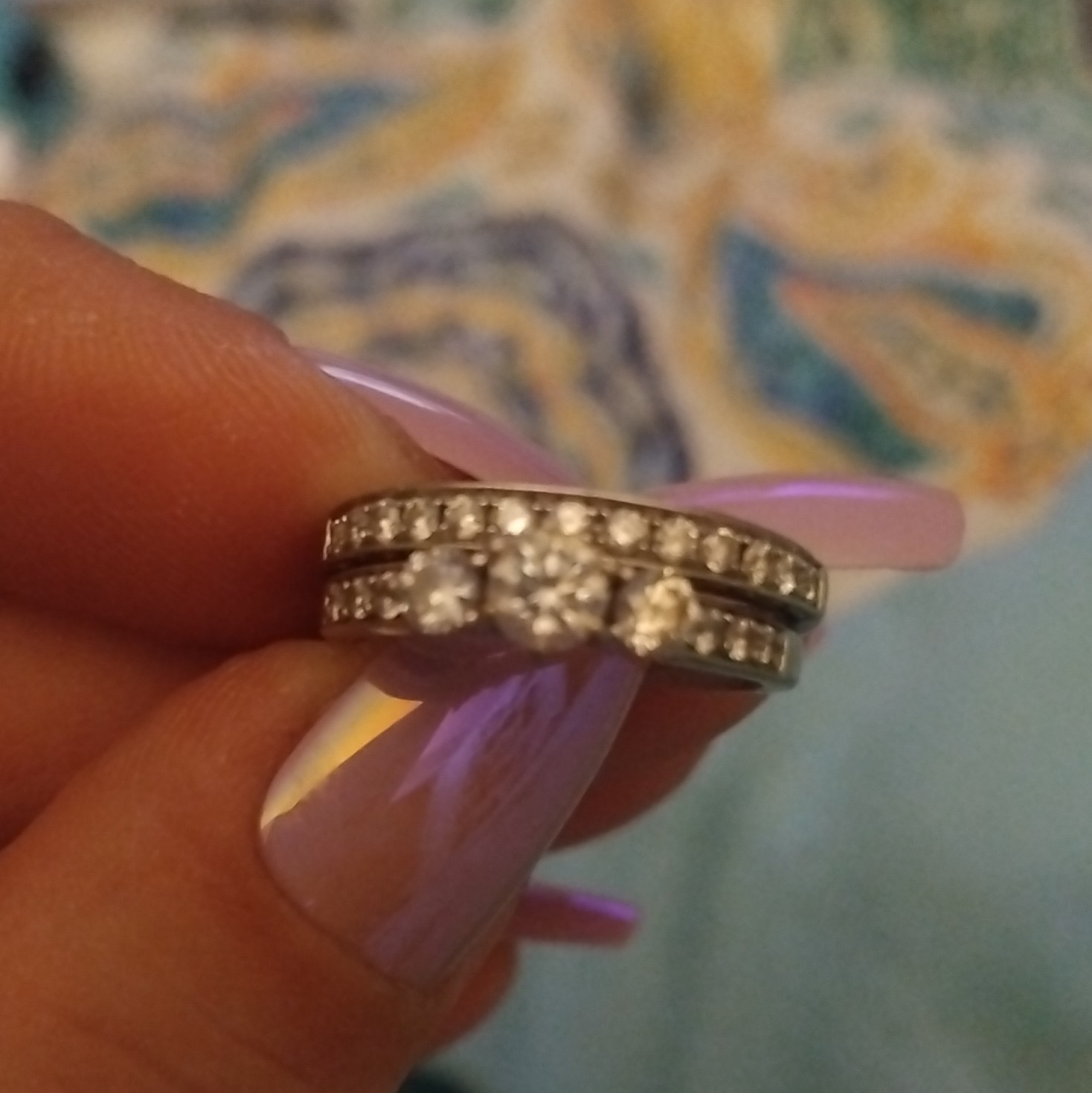 White Gold Bridal/Anniversary Set