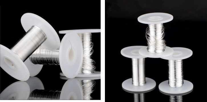 1m 24ga (0.5mm) Silver Round Wire Dead Soft Craft & Jewellery Wire 99.99% Pure