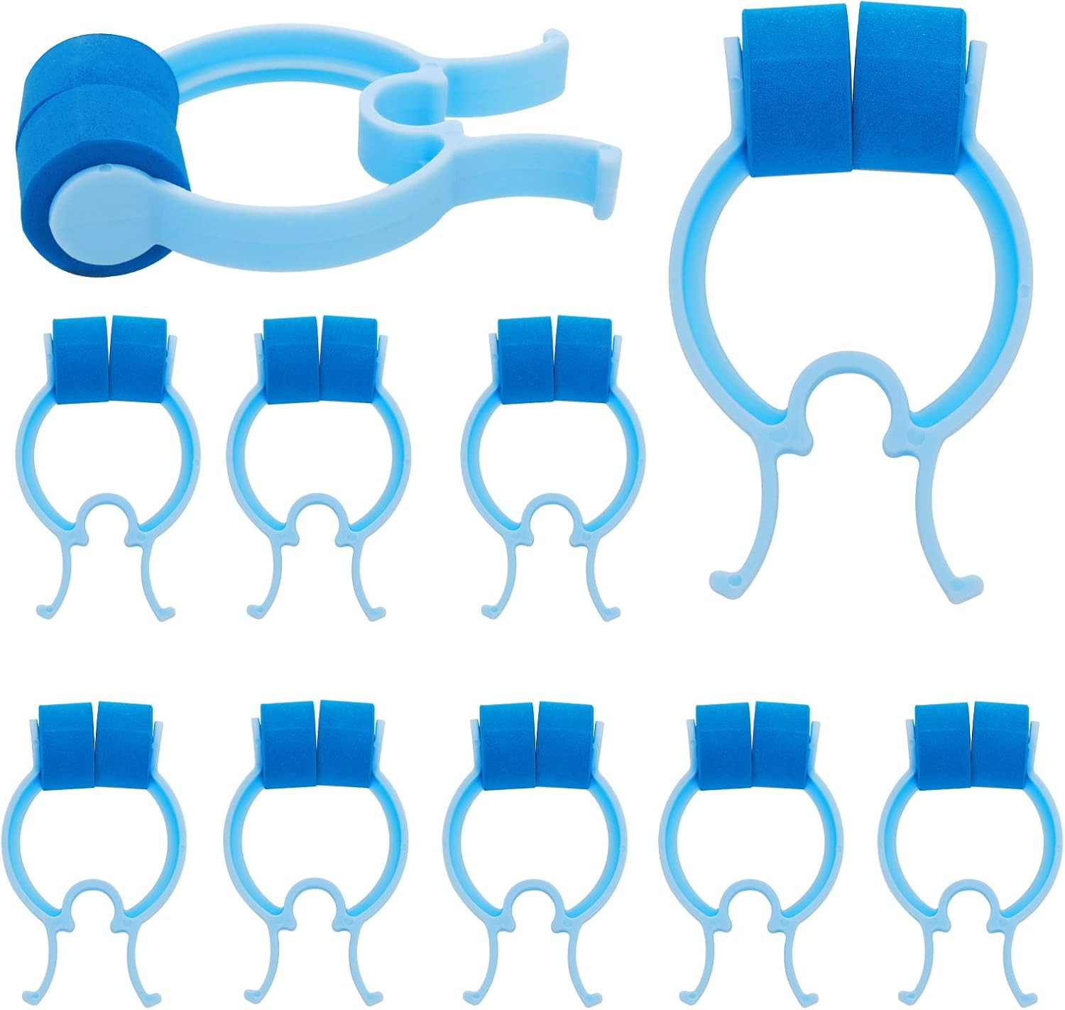 10 Pieces Nose Stop Clips, Nose Bleed Stopper Swimming Nose Clip for Adult an…