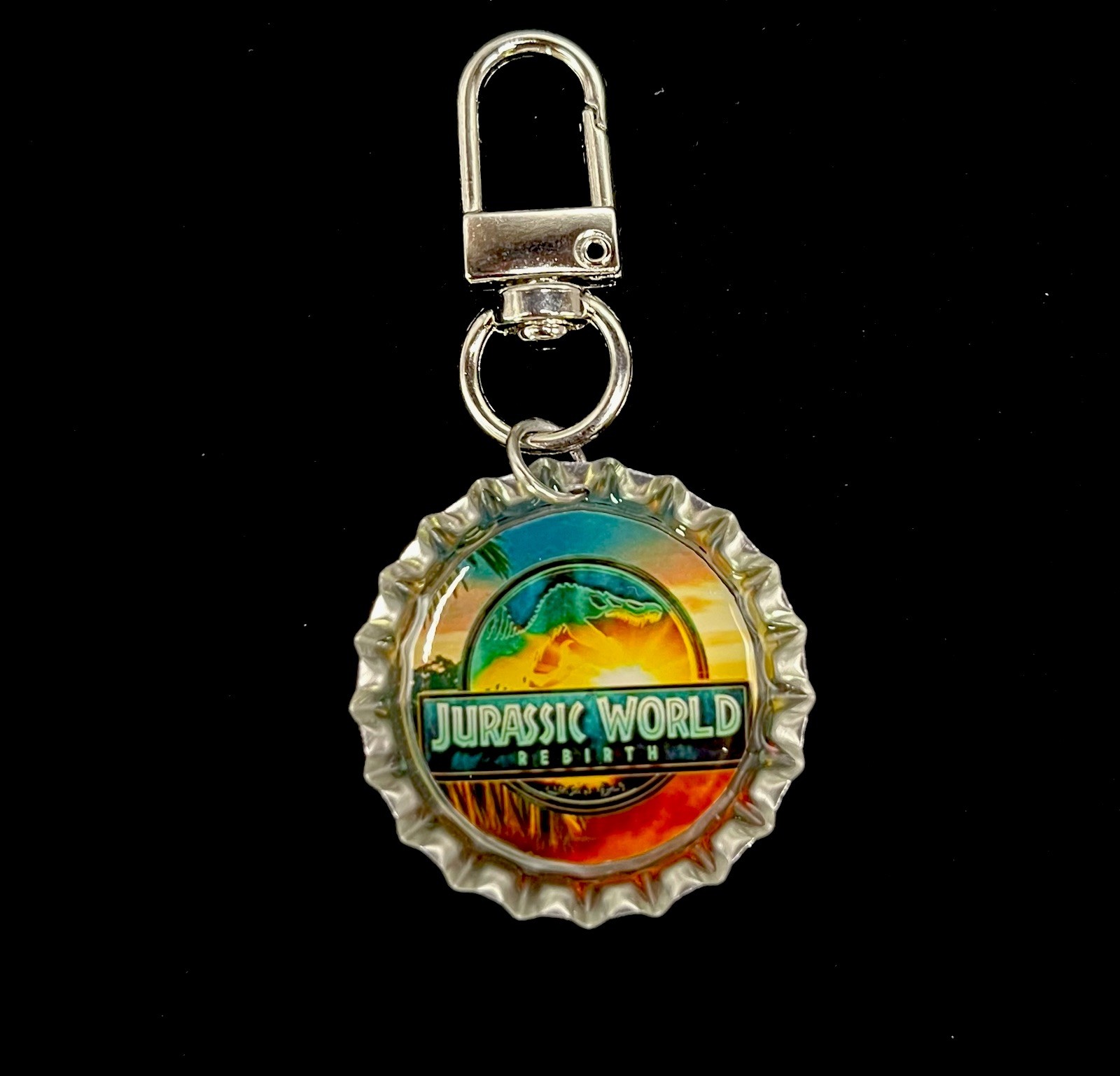 Dinosaur / Zipper Pull / Backpack Bling / Gift / Key Chain / Jurassic World
