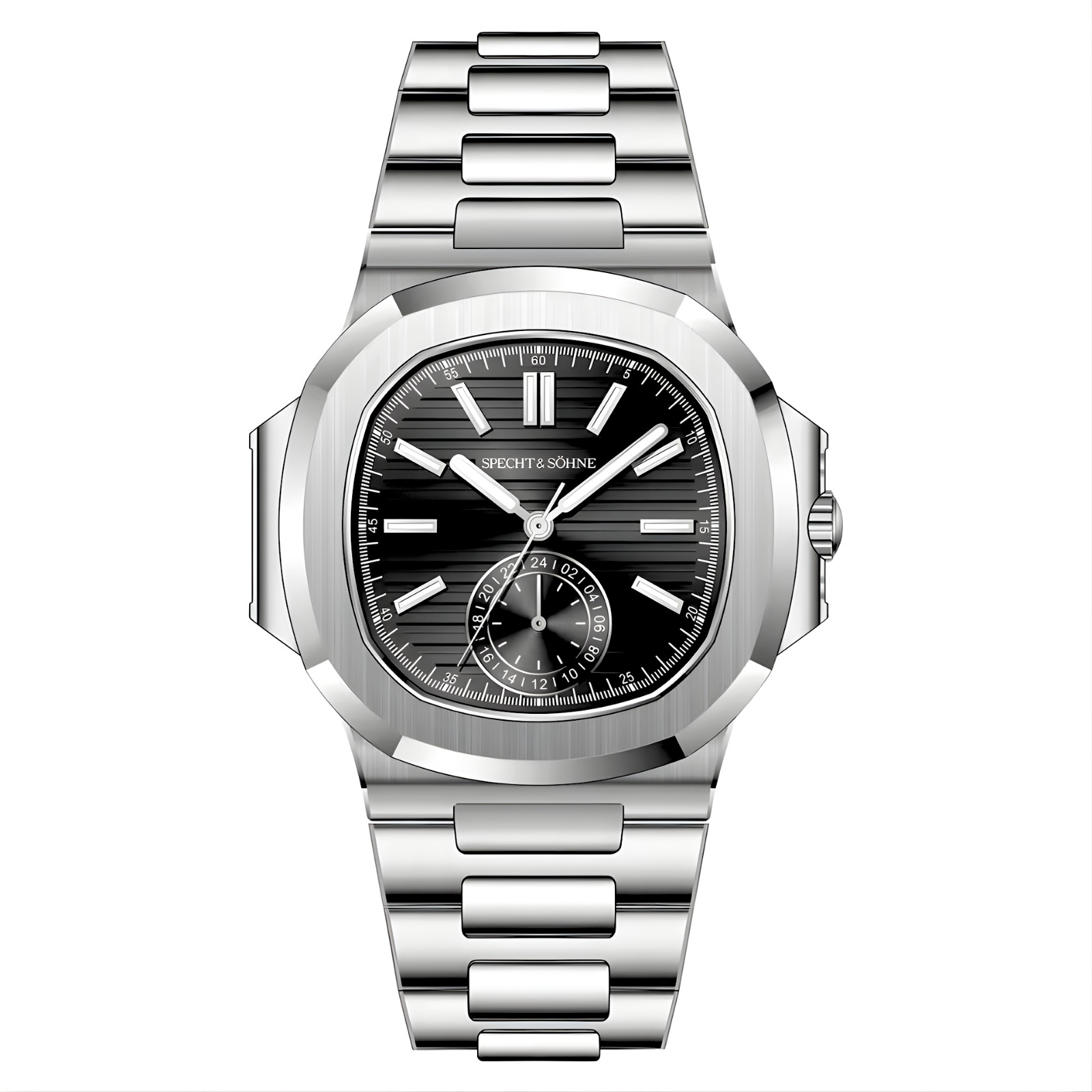 Specht & Söhne Icon 24 Black Edition Stainless Steel Sapphire Glass Watch – UK