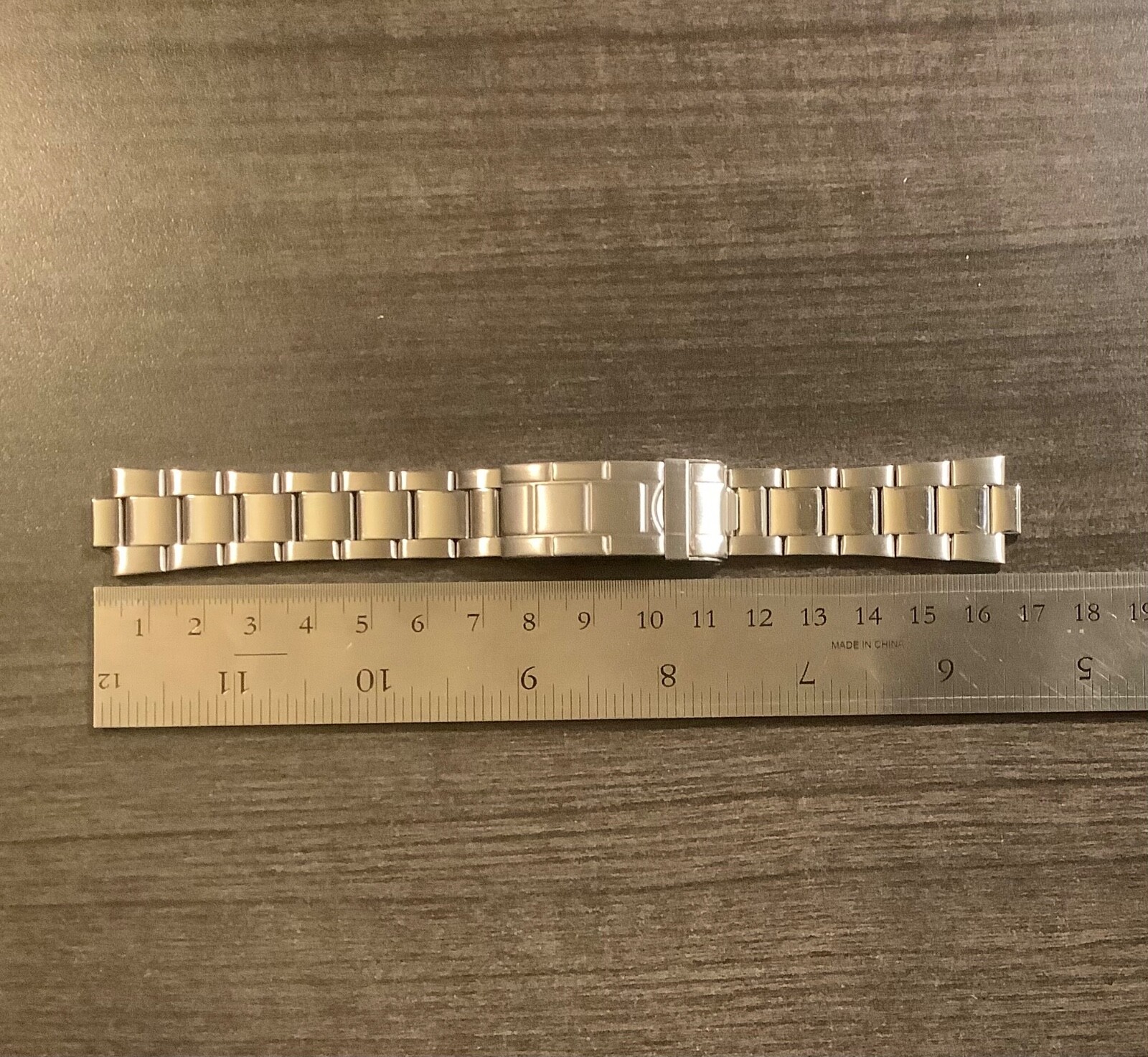 Speidel Stainless Dive Watchband Flip Lock Clasp Heavy Folded Link No End Pieces