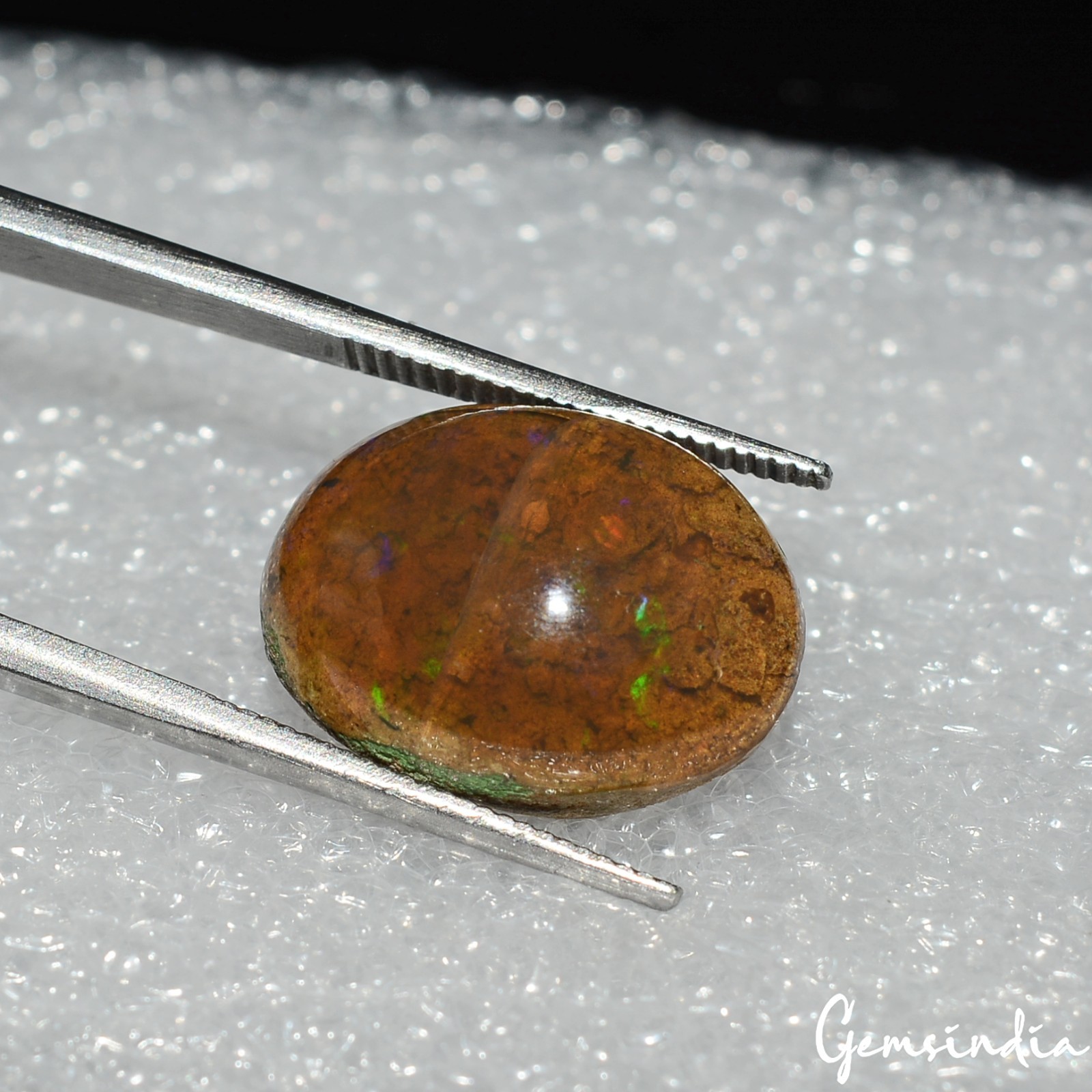 6.40 Cts Natural Ethiopian Opal Oval Cab 15mmx11mm Huge Untreated Loose Gemstone