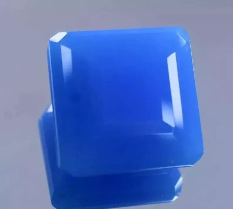 Blue Opal Square Cut Amazing Welo Australian 58-60 Ct Loose Certified Gemstone