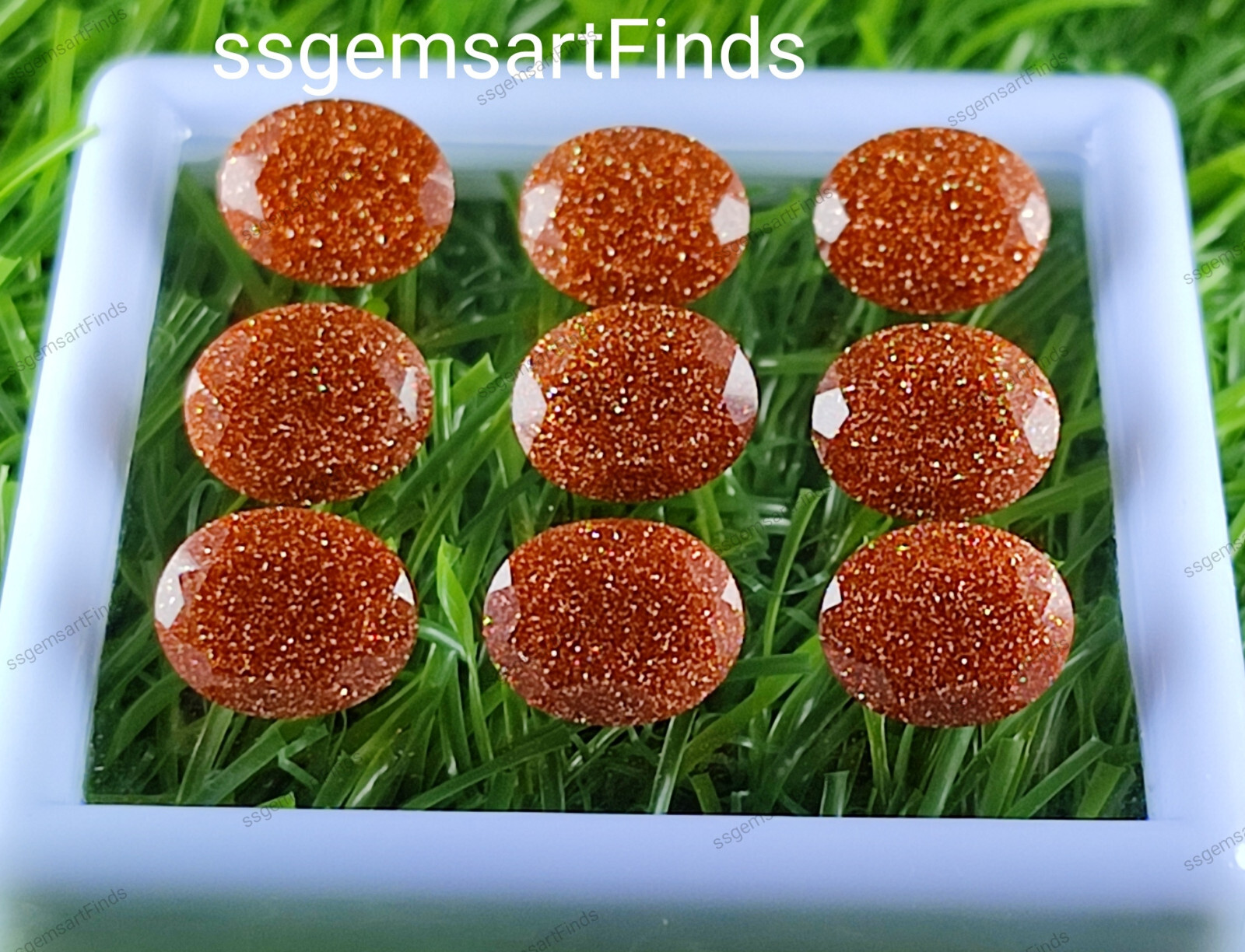 Natural gold Sandstone Faceted oval Shape Loose Gemstone For Making Jewelry