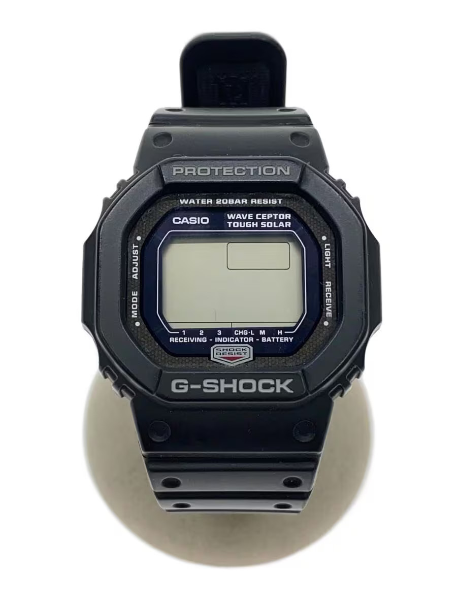 CASIO Solar Wristwatch Digital WHT BLK GW 5600J
