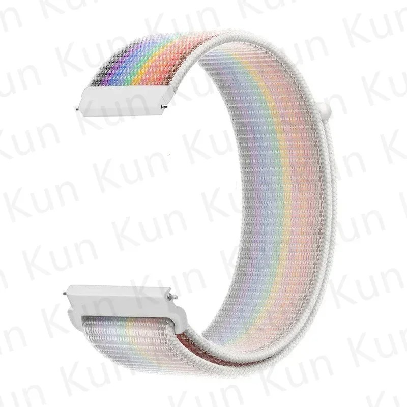20mm 22mm Woven Nylon Sport Loop Watch Band Strap W/ Quick Release Spring Pins
