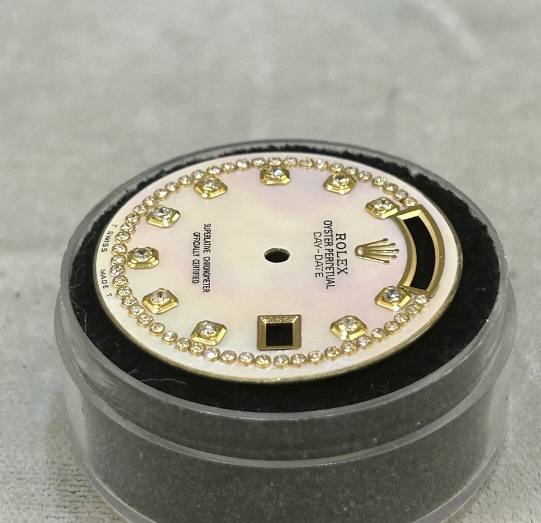 Rolex Quickset President Custom Mop String Diamond Dial For Models 18038 G2U