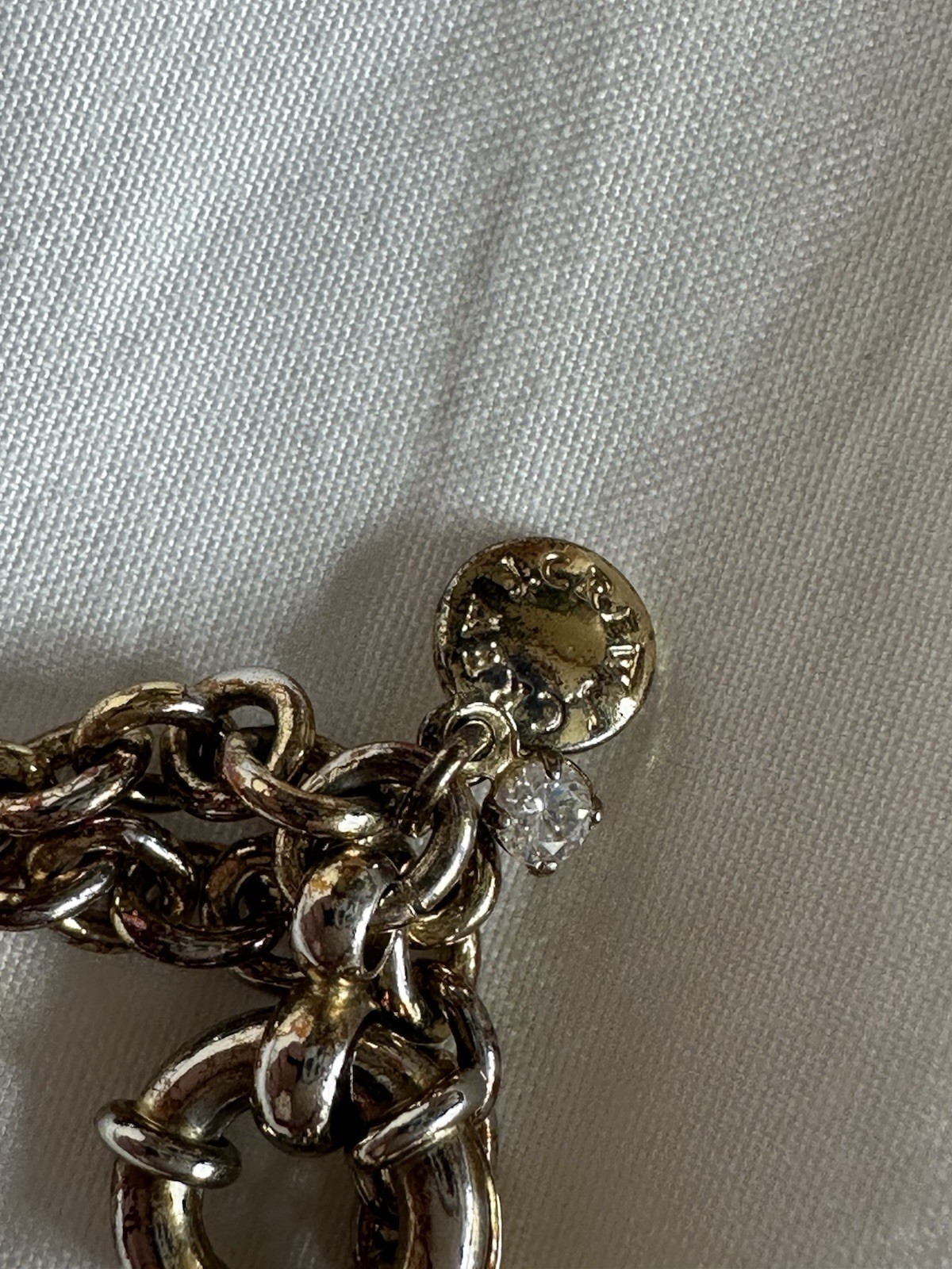 Gold Tone, Faux Pearls Signed Collar Necklace.