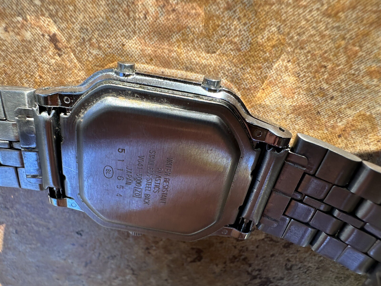 Vintage Seiko Instruments Inc Digital Analog Watch 1995 LSU Relays~Needs Battery