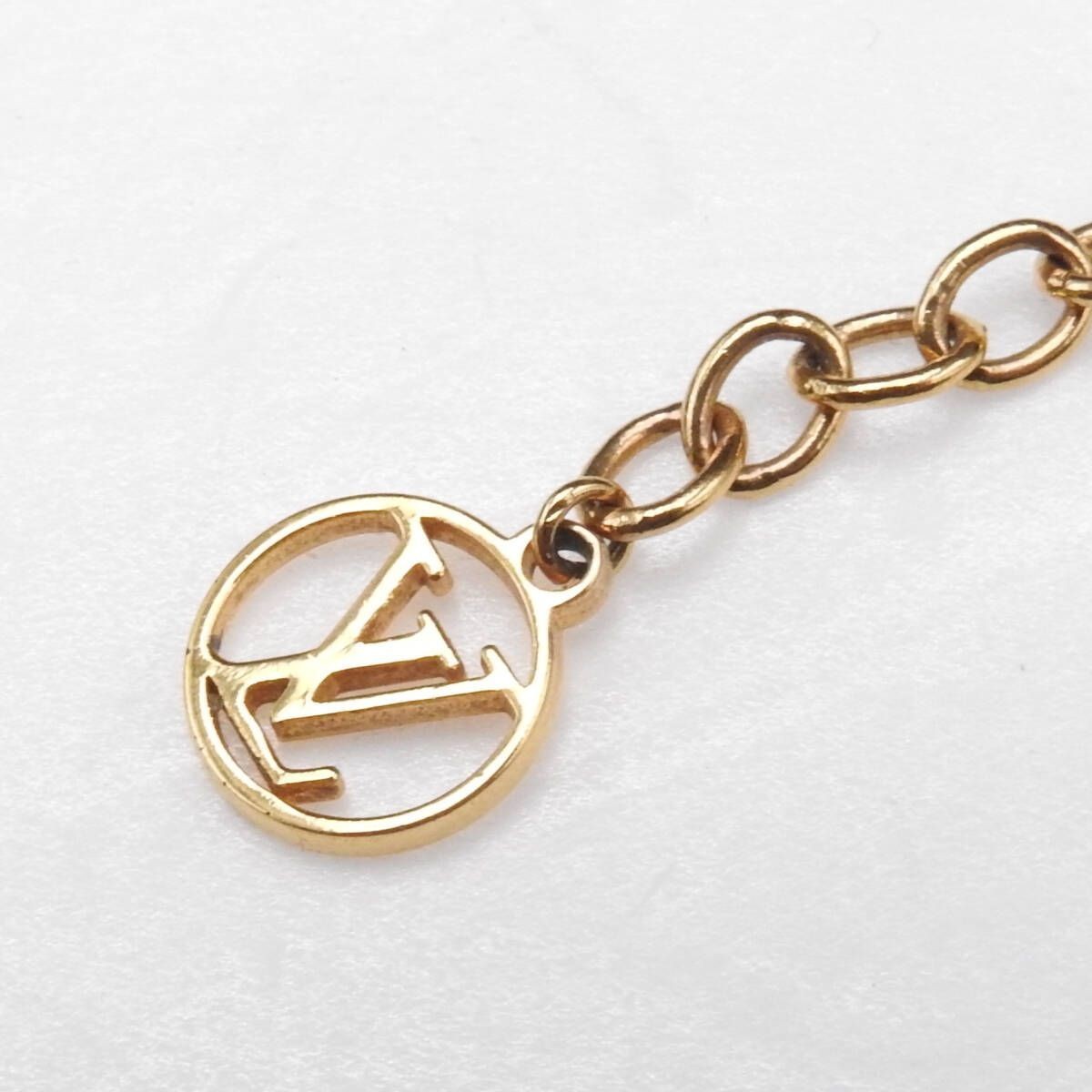 LOUIS VUITTON Necklace Collier LtoV Necklace Metal Gold×Silver M69643 Repair