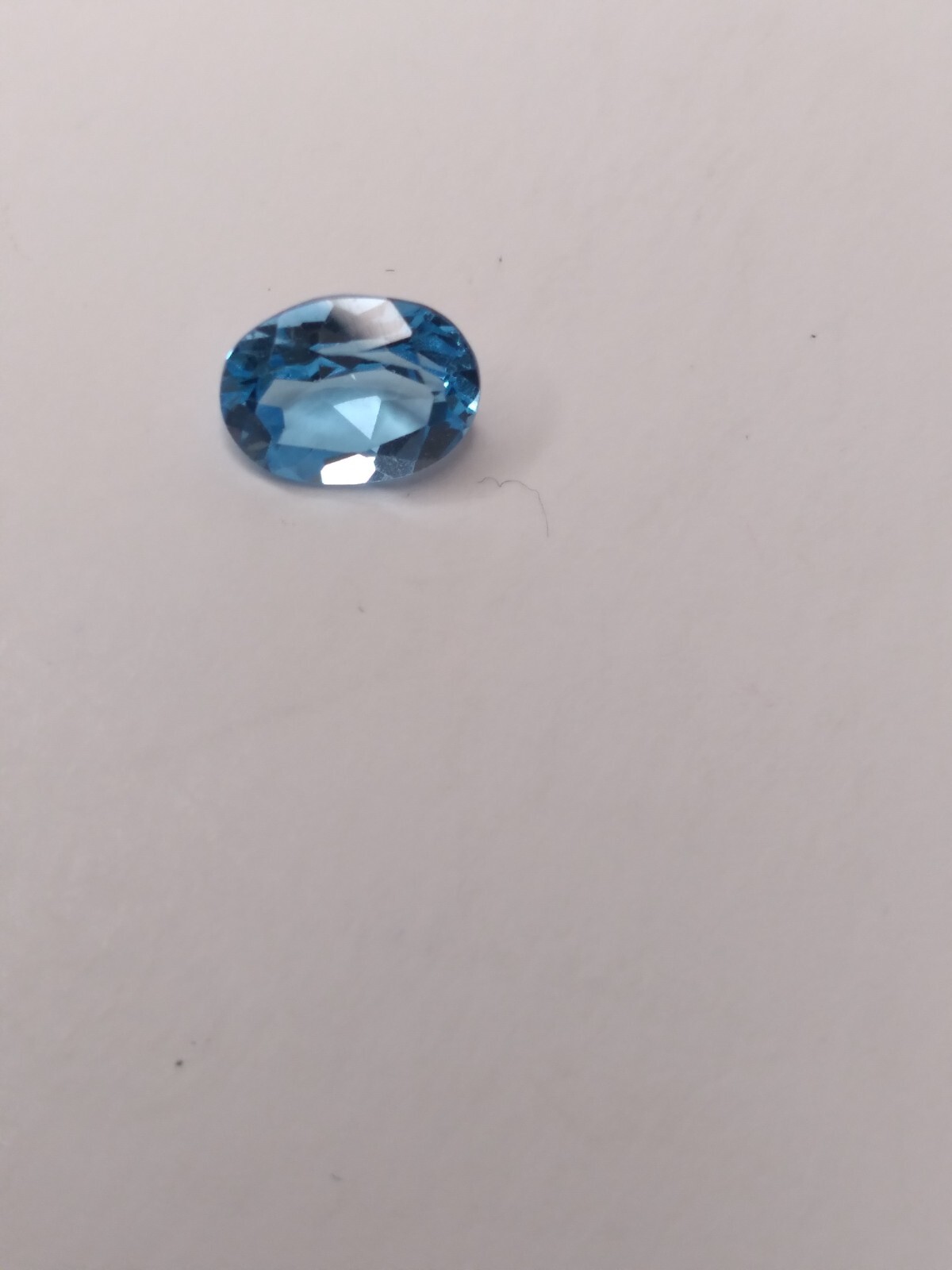 Swiss Blue Topaz! 8×6 mm Oval Faceted Cut Genuine AAA Quality 1.93Ct. Brazil