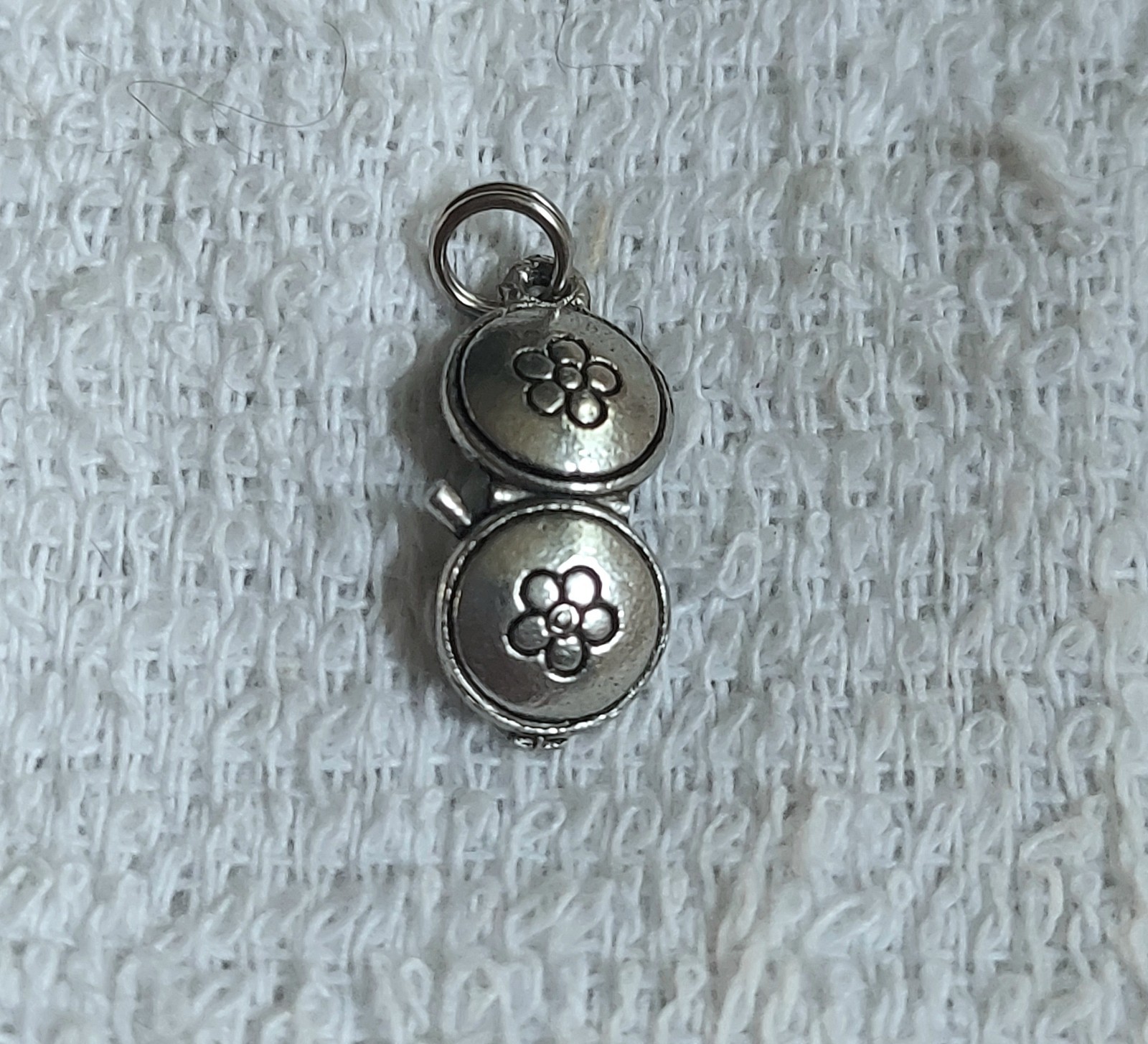 “Compact” Pewter Charm New