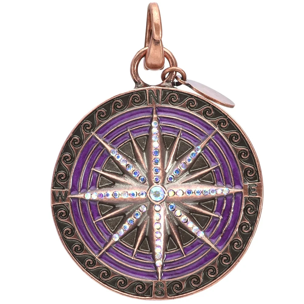 Kirks Folly Mystic Venus Seaview Moon Compass Pendant Earrings Copper Necklace