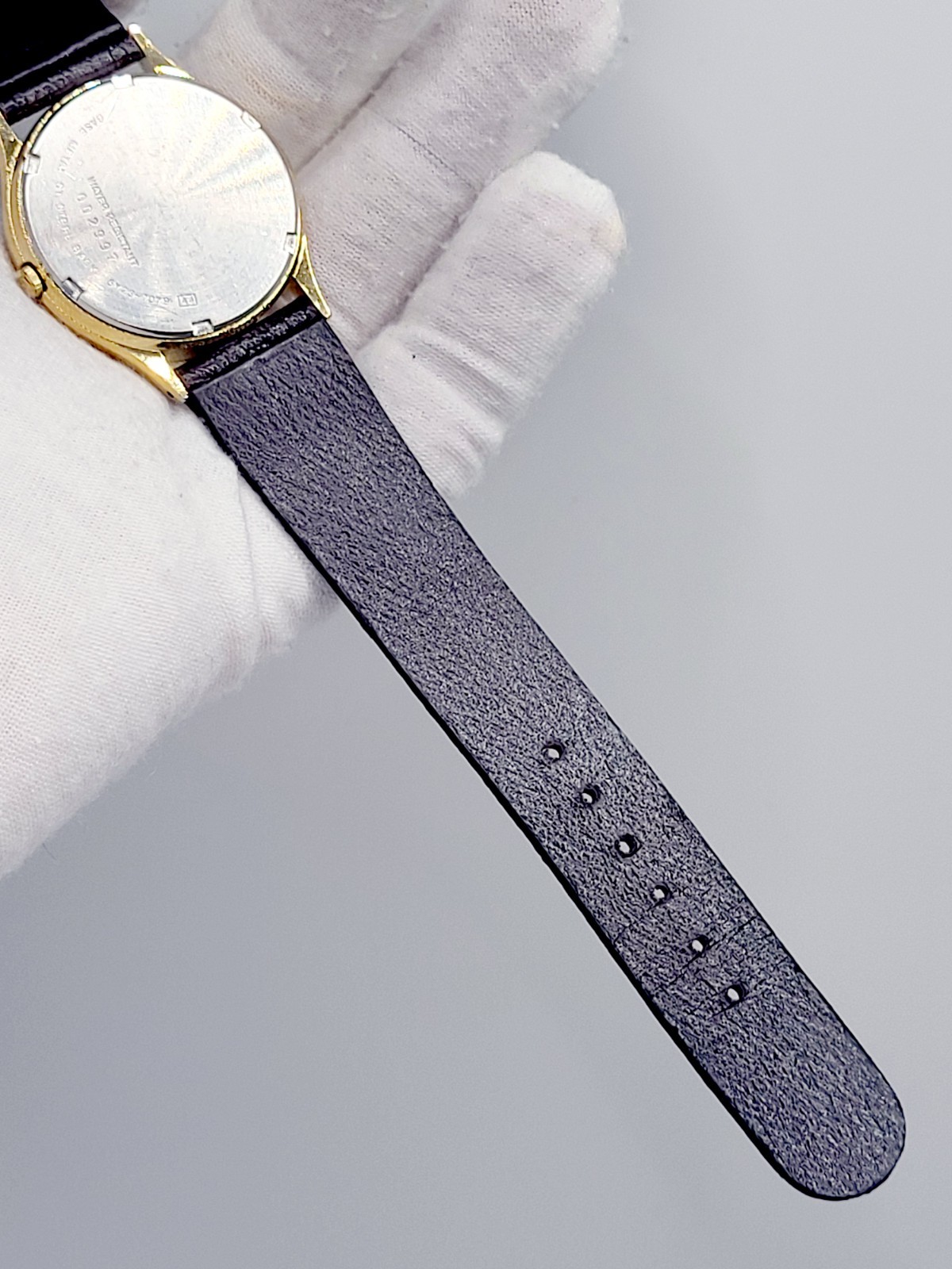[WORKS] Seiko Watch Men 34mm Day Date Gold Dial Gold Tone Round