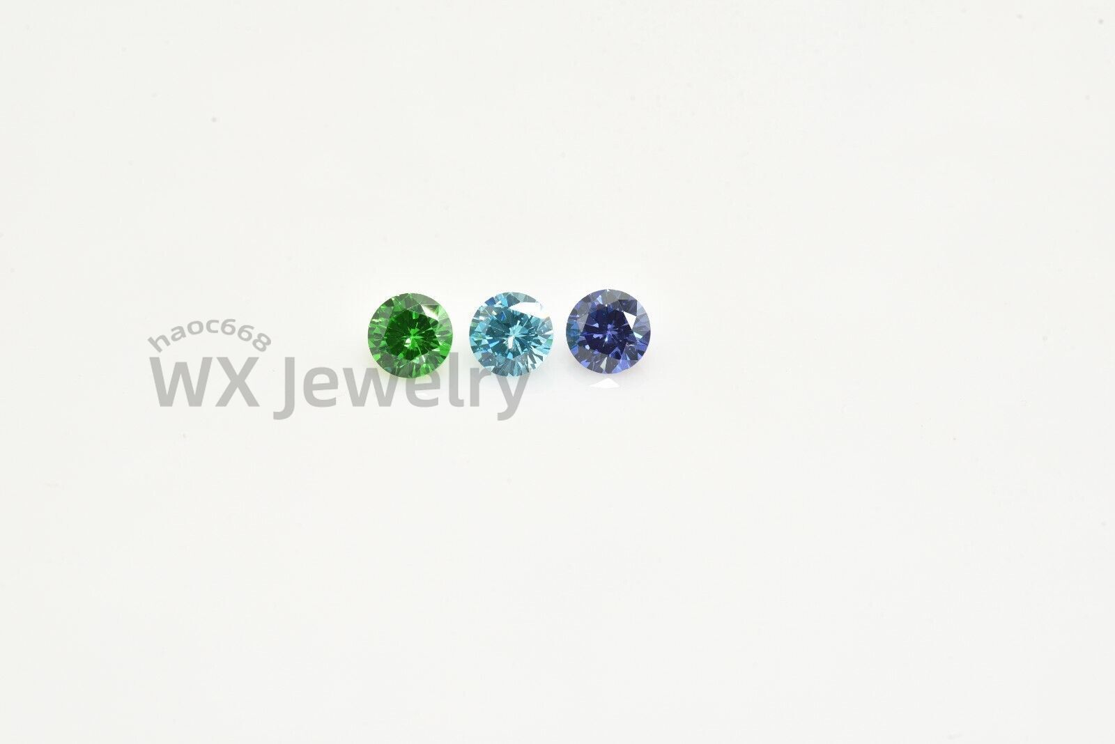 1000pcs 0.8~3.5mm Round Loose CZ Stone High Quality Cubic Zirconia Various Color