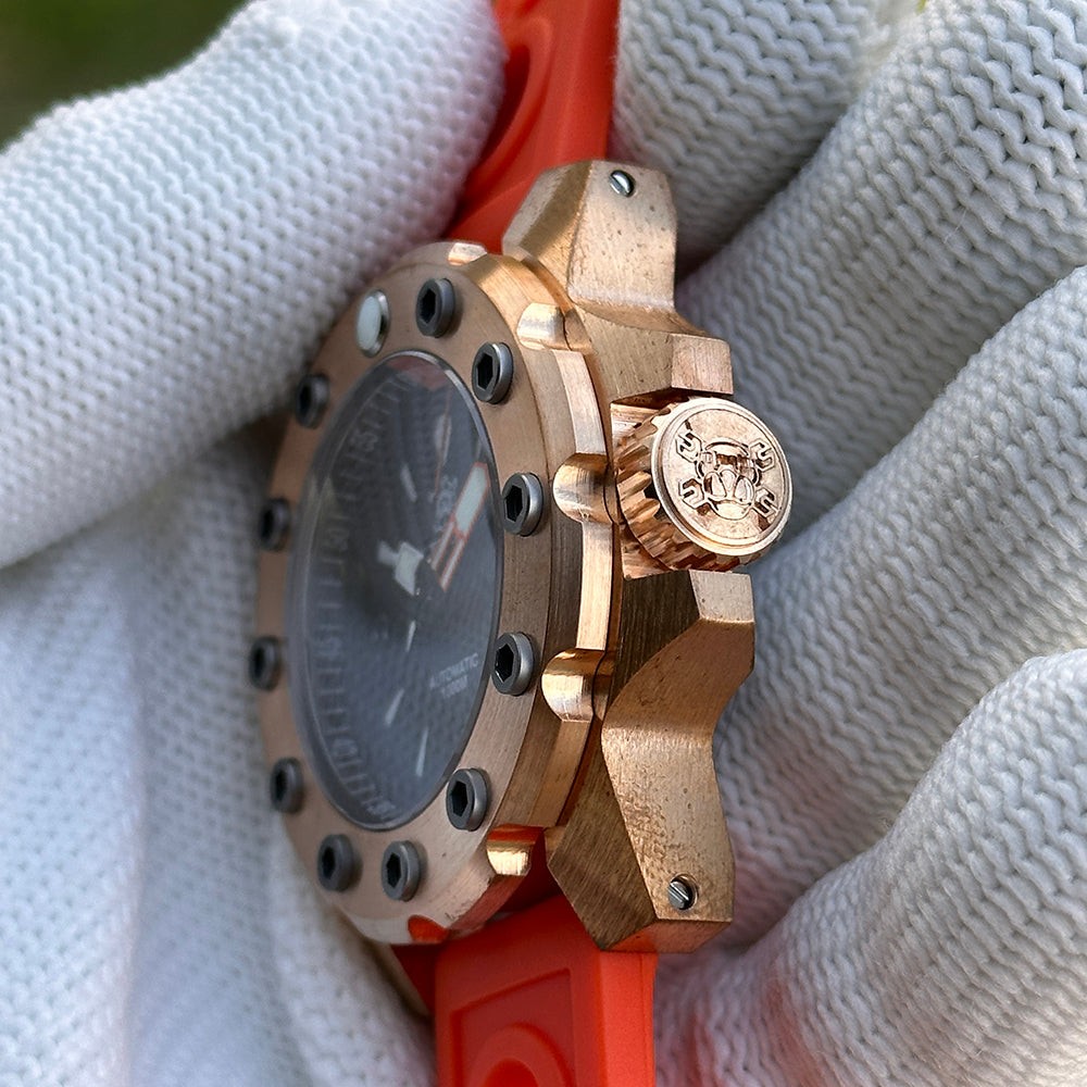STEELDIVE SD1948S Mens Bronze 44.5mm 1000M Automatic Dive Watch NH35 Sapphire