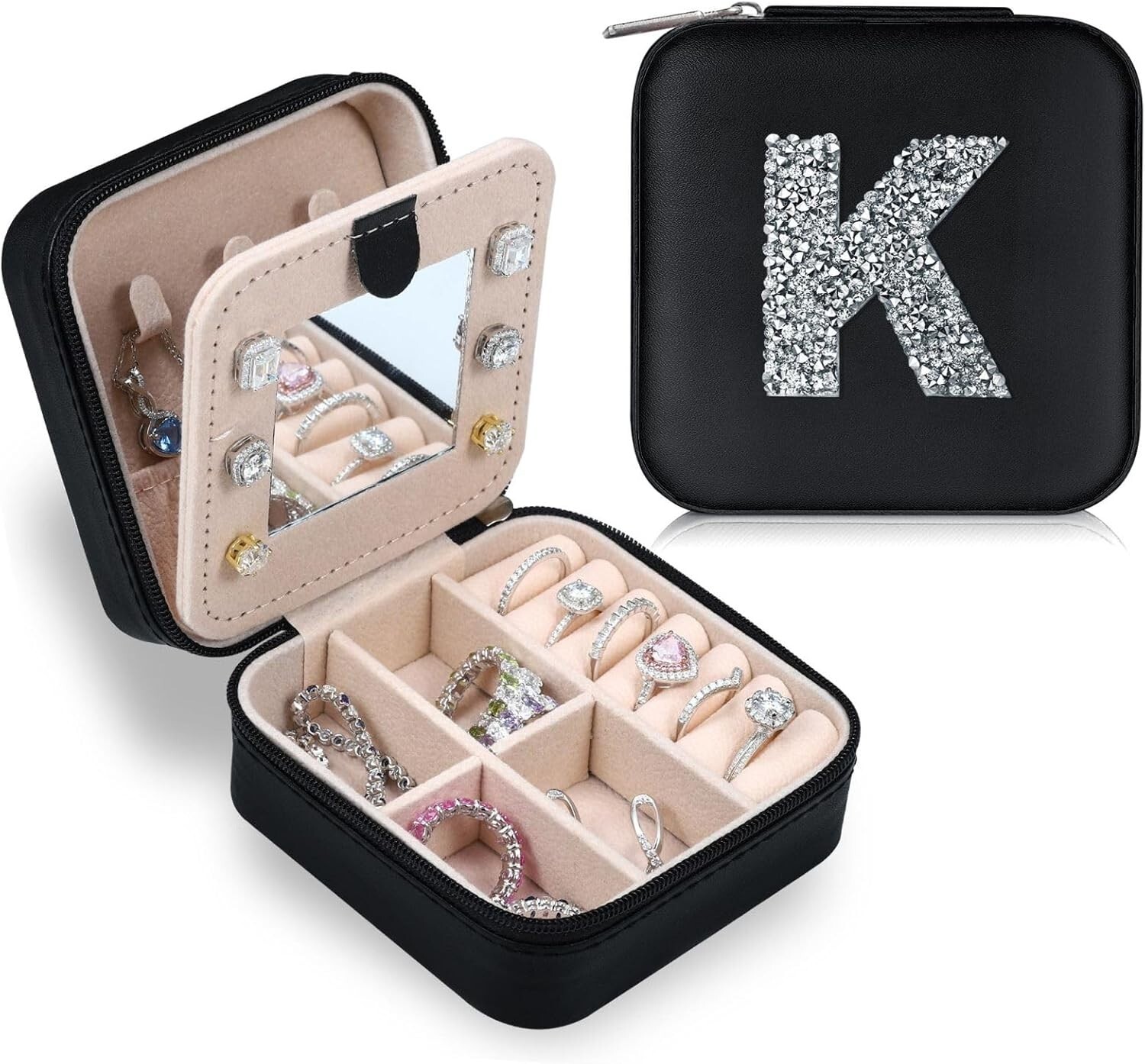 Mothers Day Gifts for Mom- Travel Jewelry Case for Women| Mom Gifts for Women| B