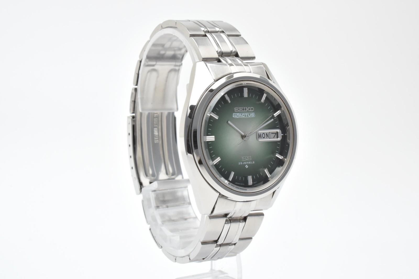 🎦Vintage 1972 [Near MINT] SEIKO 5 ACTUS 6106-7510 Green Automatic Men’s JAPAN