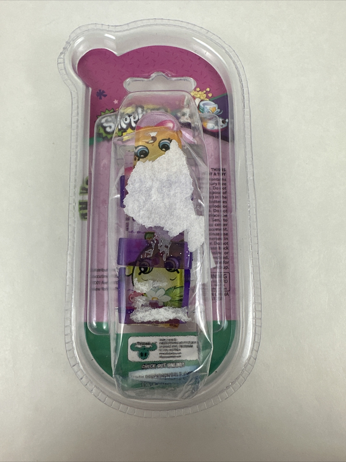 Shopkins Unisex Kids Rotating Flashing LCD Watch Purple