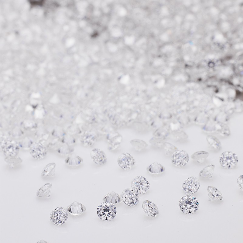 US Small Size Wholesale Loose Moissanite Round GRA VVS D 0.8mm-2.9mm for Jewelry