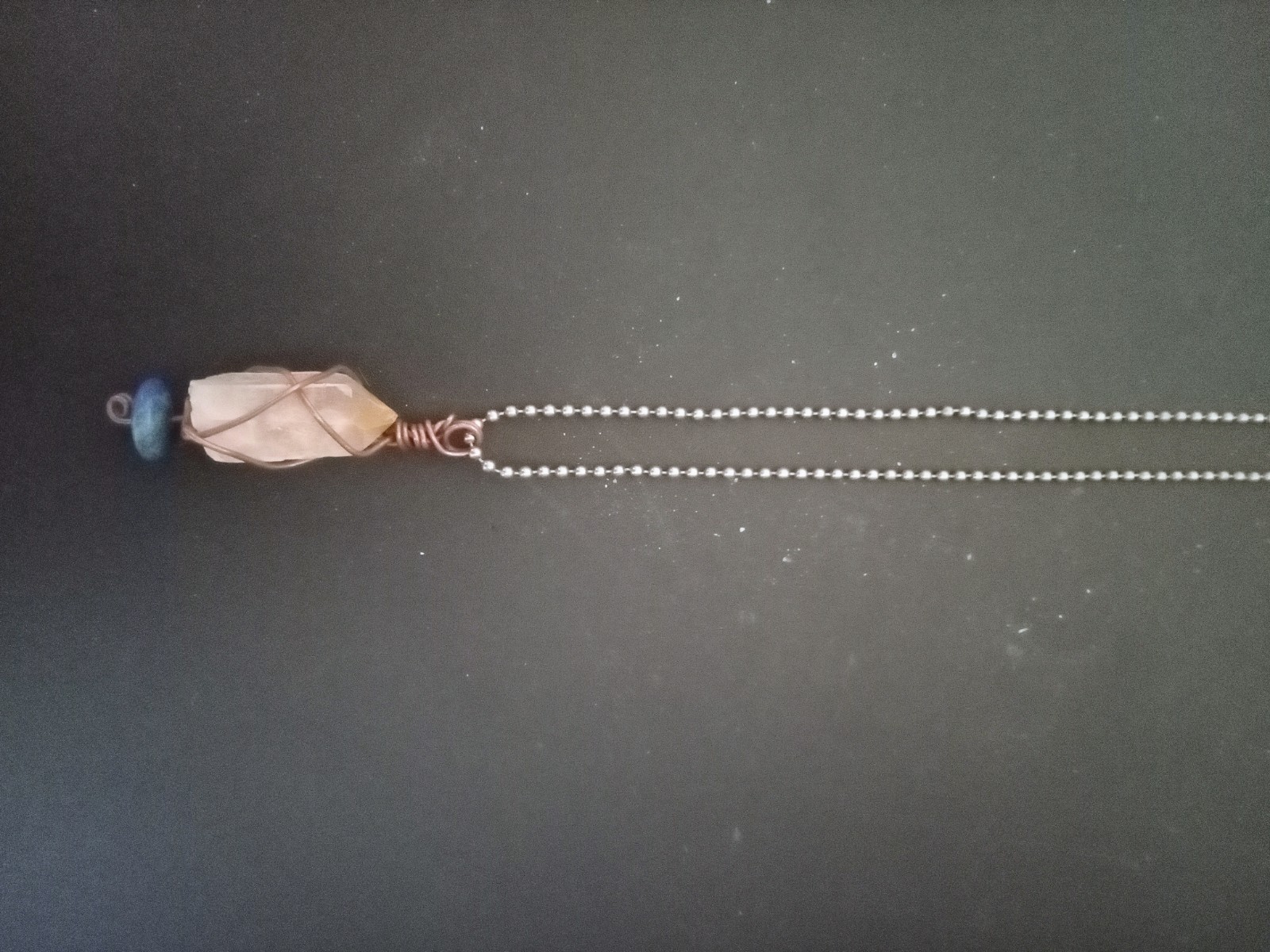 Handmade Wire Wrapped Clear Quarts