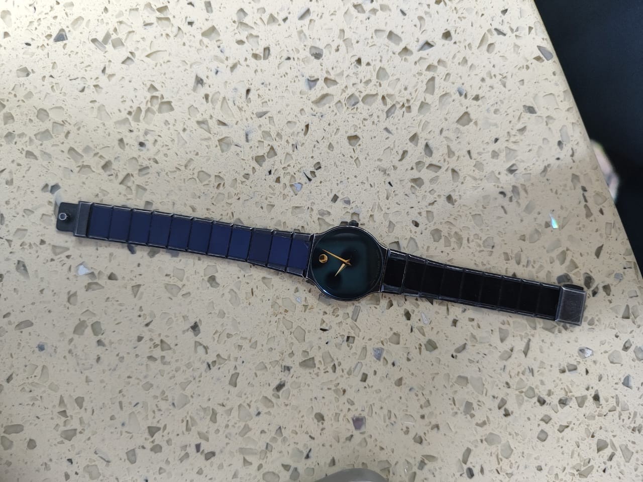 MOVADO MUSEUM WATCH 84-40-881 Cal ETA 210 001 ULTRA THIN BLACK DIAL WORKING