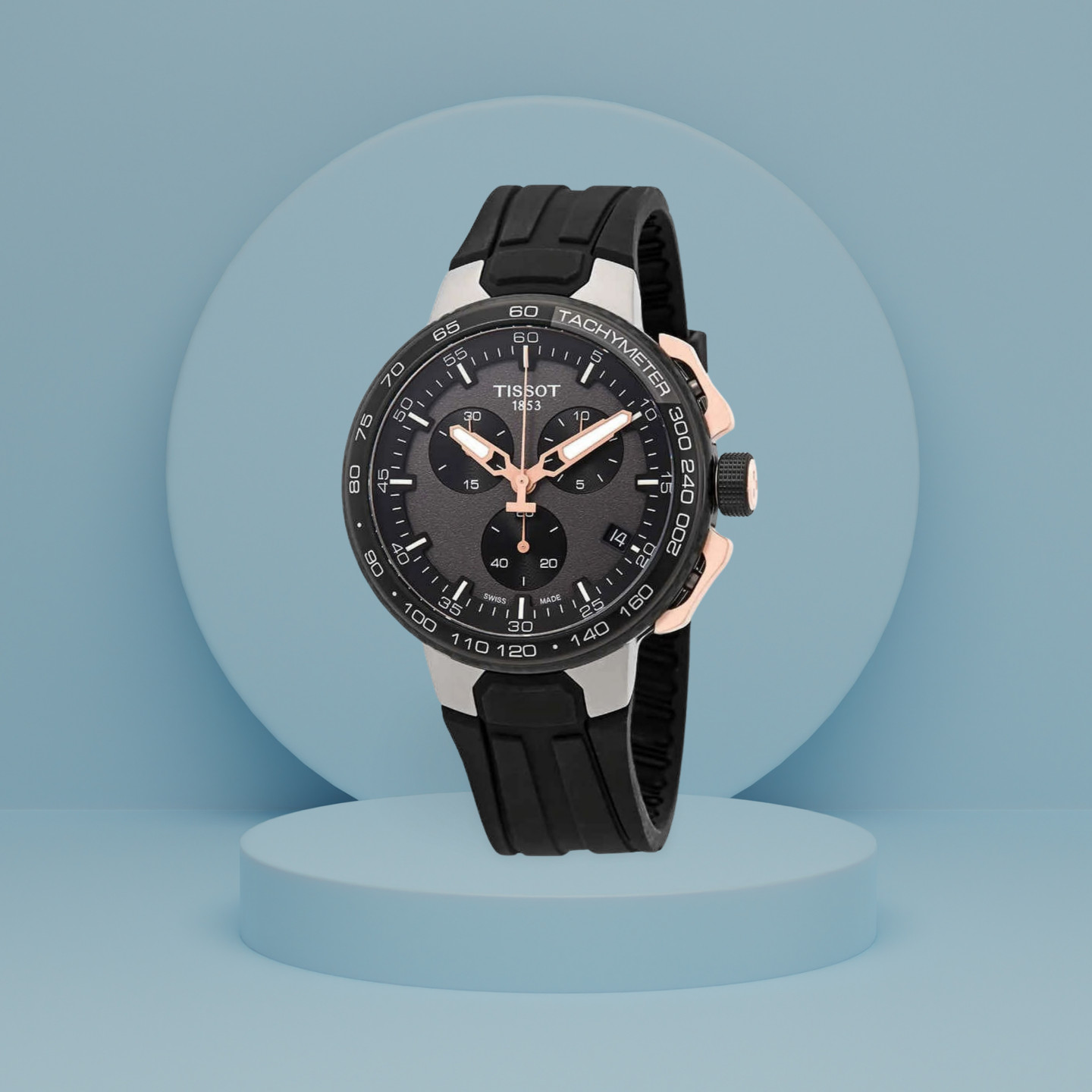 Black Tissot T-Race Cycling Chronograph T111.417.37.441.07 Men’s Swiss Watch